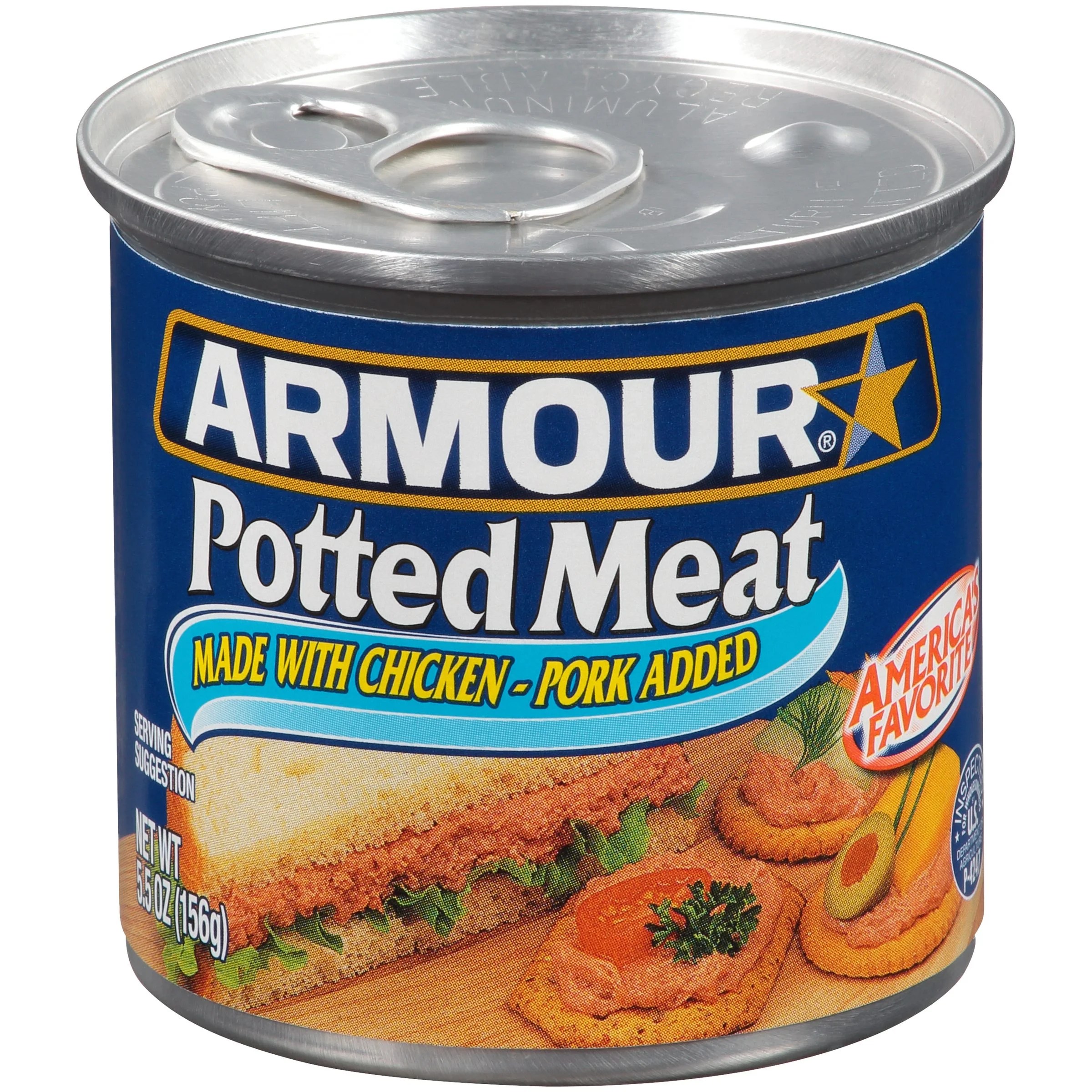 (3 Pack) Armour Chicken & Pork Potted Meat, 5.5 oz Can