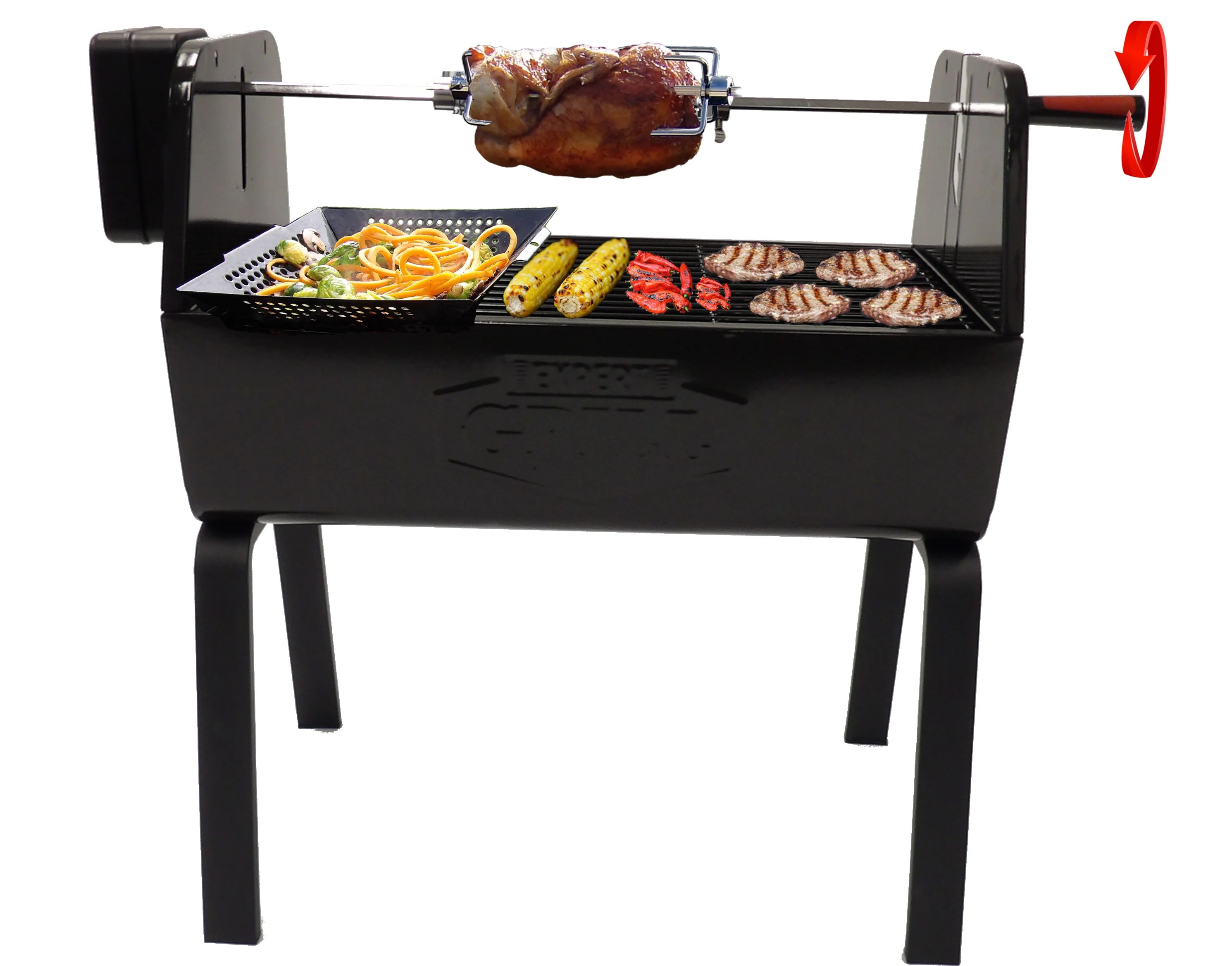 Expert Grill Charcoal Portable Rotisserie BBQ Grill Walmart Inventory Checker BrickSeek