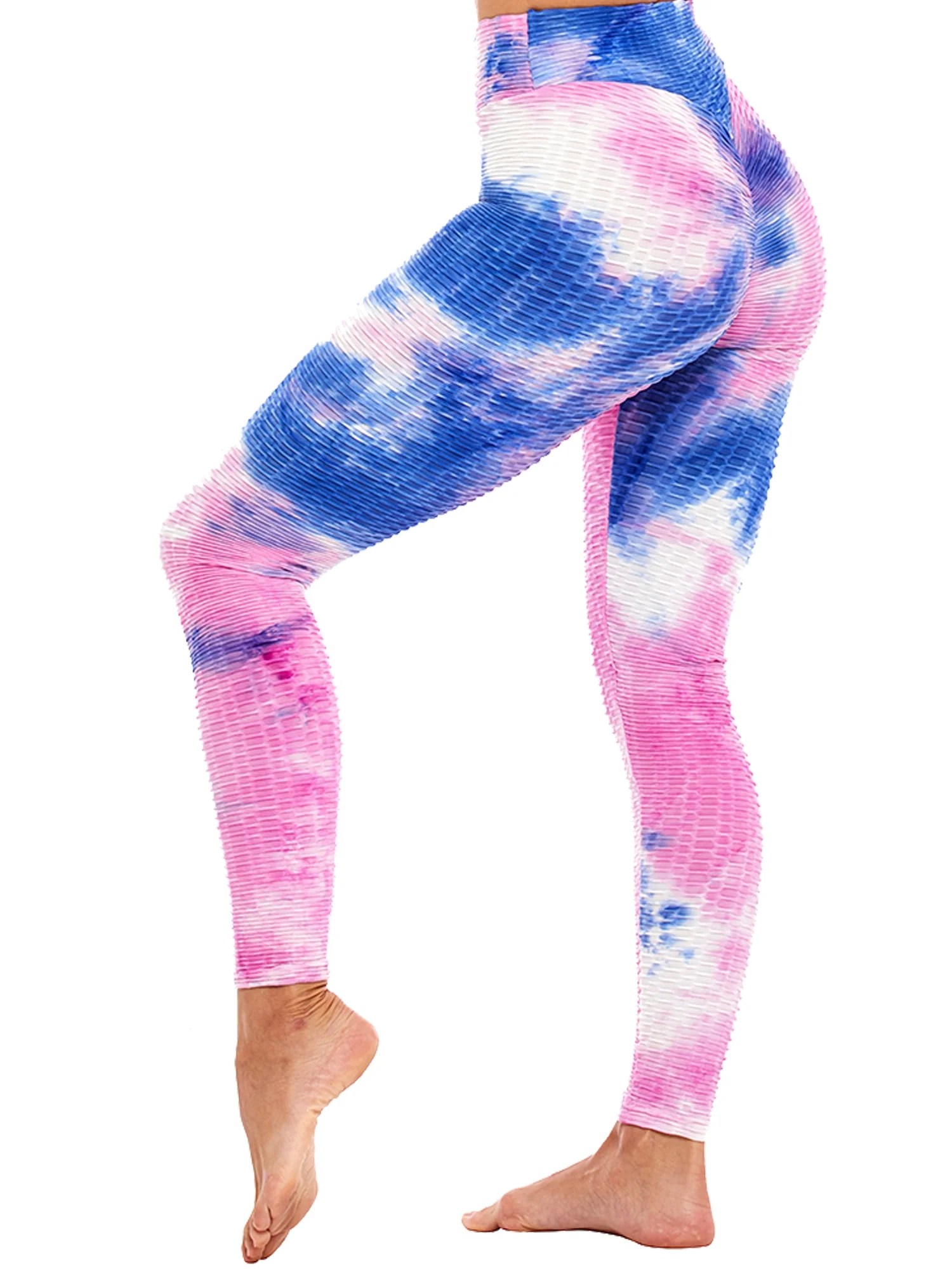 MISS MOLY Women's Scrunched Workout Leggings Textured Tie Dye Booty MISS MOLY Women's Scrunched Workout Leggings Textured Tie Dye Booty