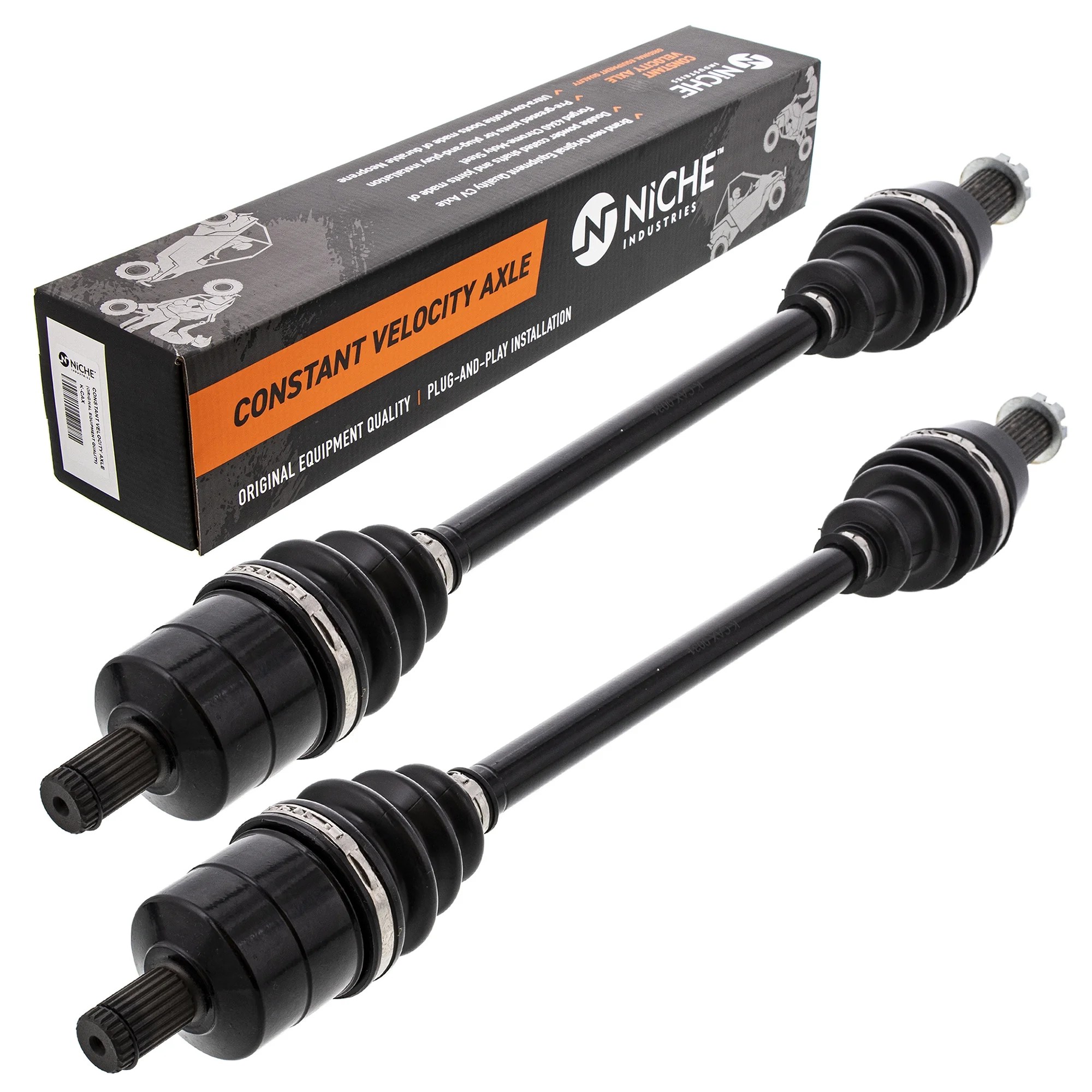 Niche Front Half Shaft CV Axle for Polaris Ranger 800 UTV 2 Pack