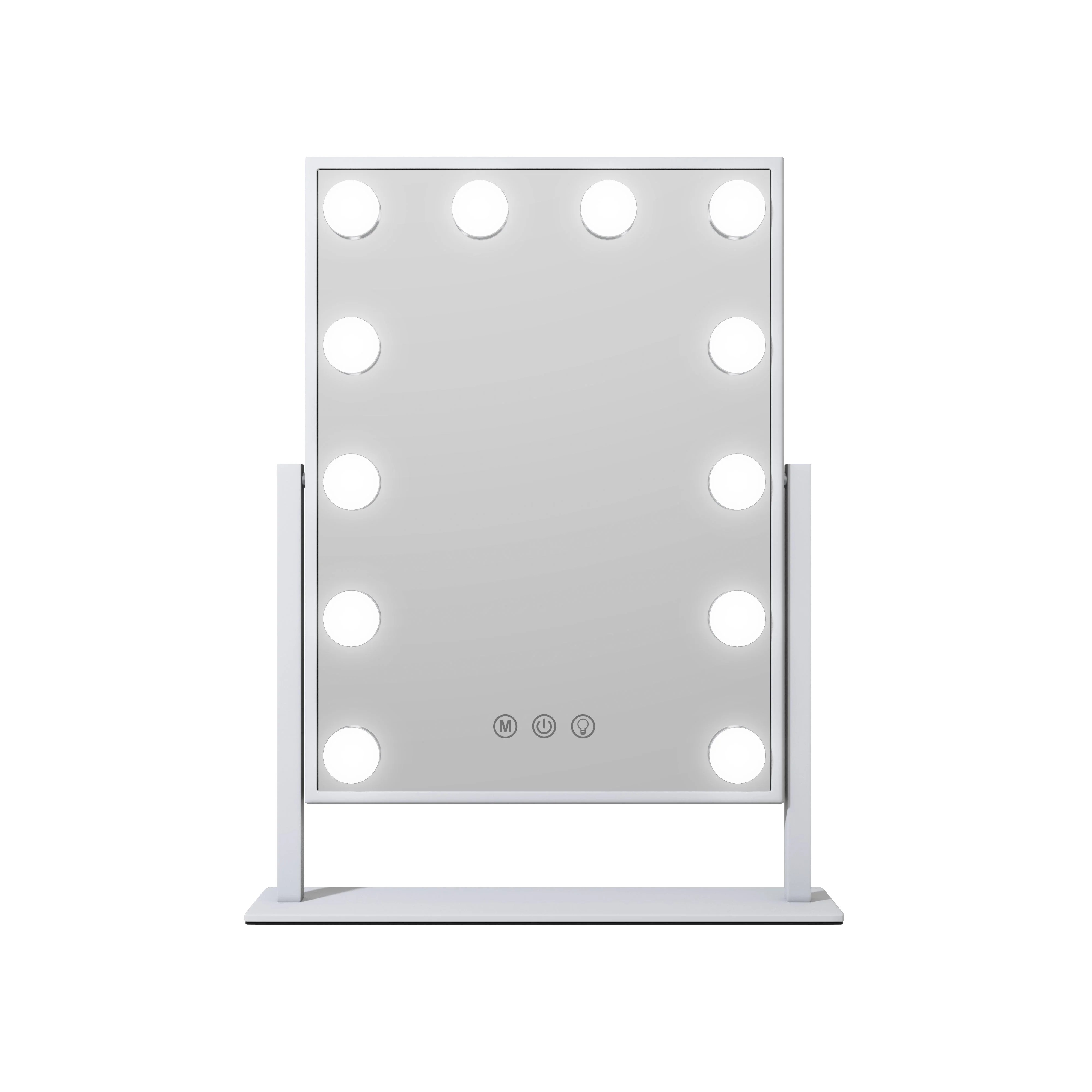 One Personal Collection Table Top LED Beauty Makeup Mirror with 3