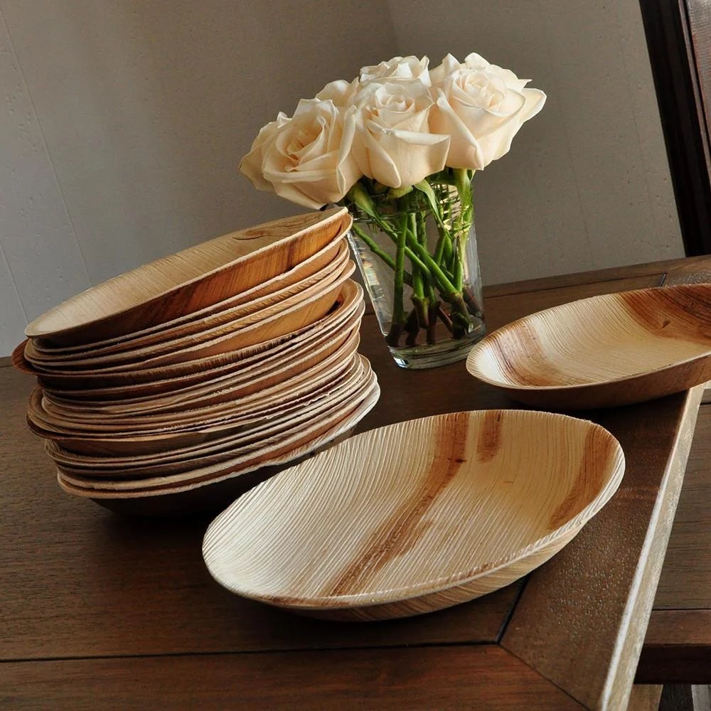 Round Eco Friendly Plates 7". Ships in 13 Business Days. Disposable