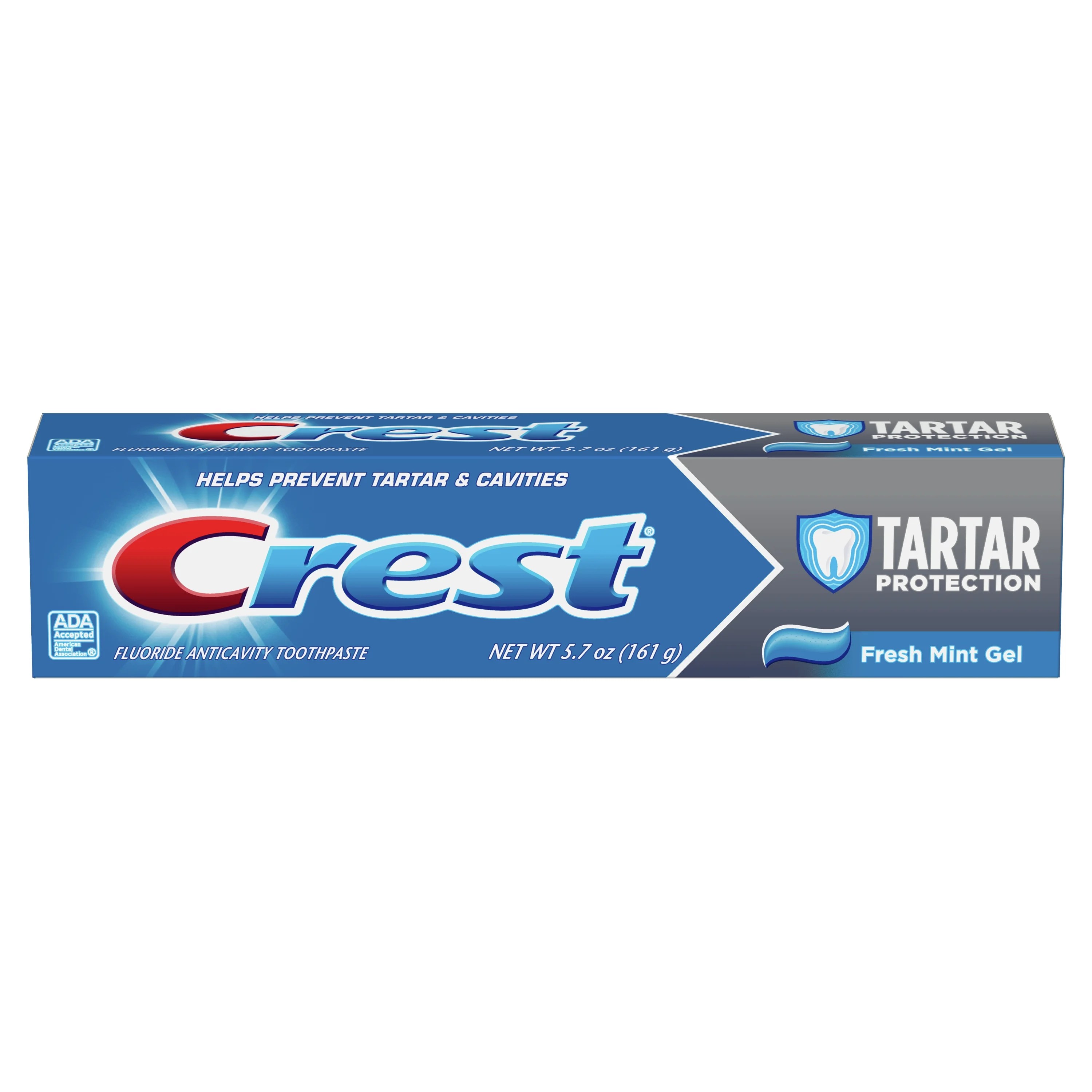 Crest Tartar Protection Toothpaste Gel, Fresh Mint, 5.7 oz