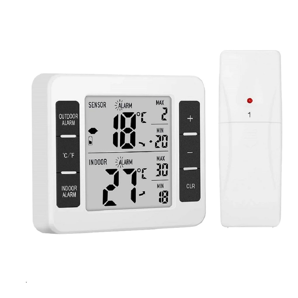 Wireless Temp Measure Tool Digital Thermometer Indoor Outdoor