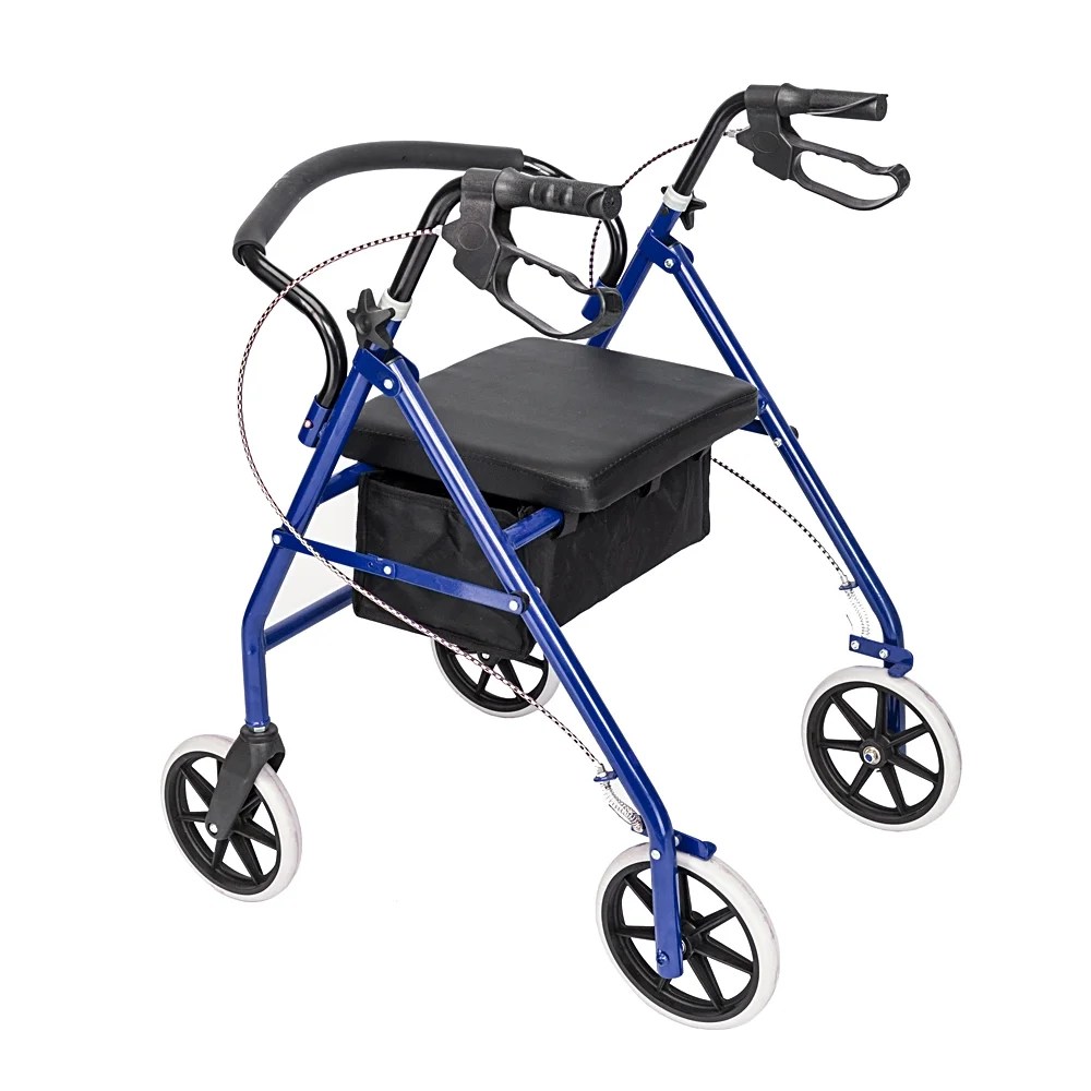 Rollator Walkers for Seniors, BTMWAY Adjustable Height Durable Steel