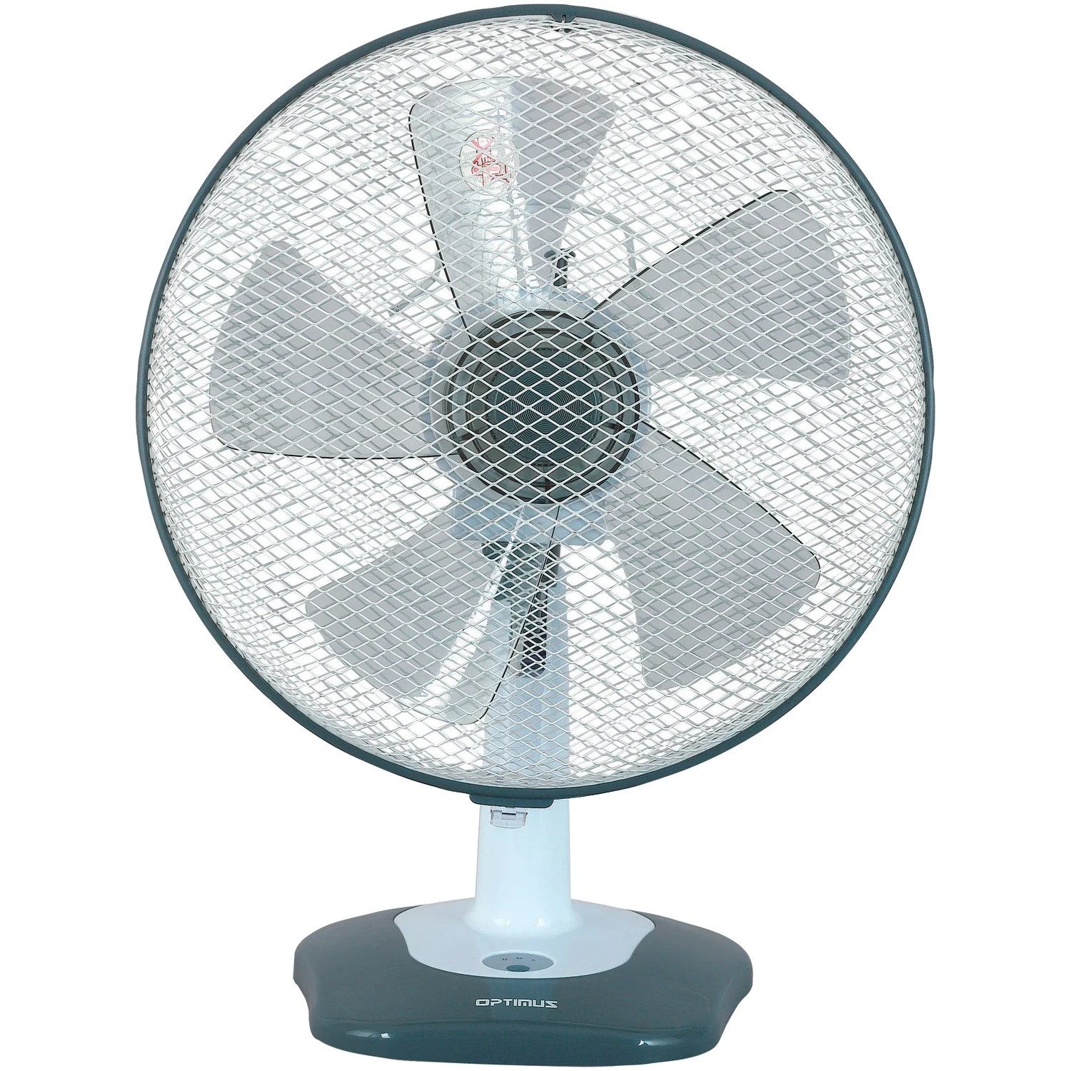 Optimus 12 inch Oscillating Table Fan with Soft Touch Switch