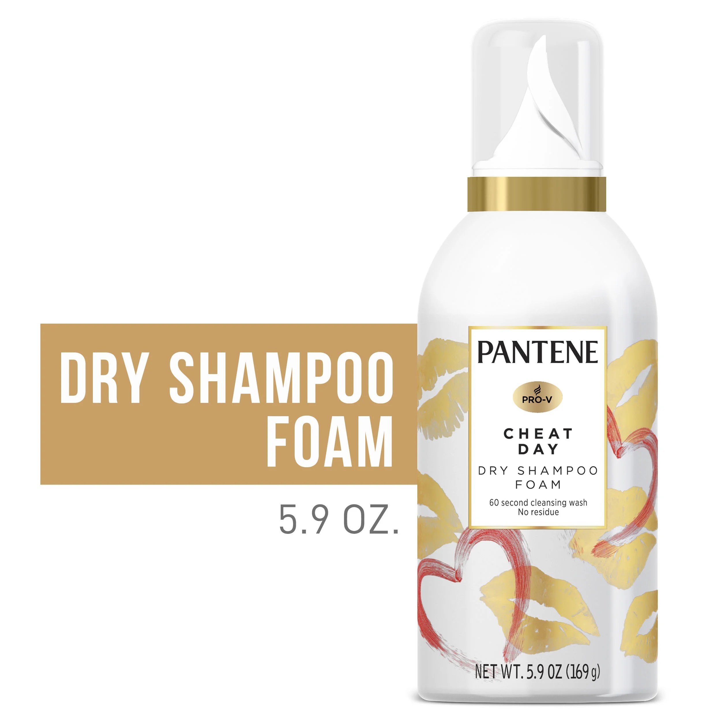 Pantene ProV Cheat Day NoResidue Dry Shampoo Foam, 5.9 oz Walmart