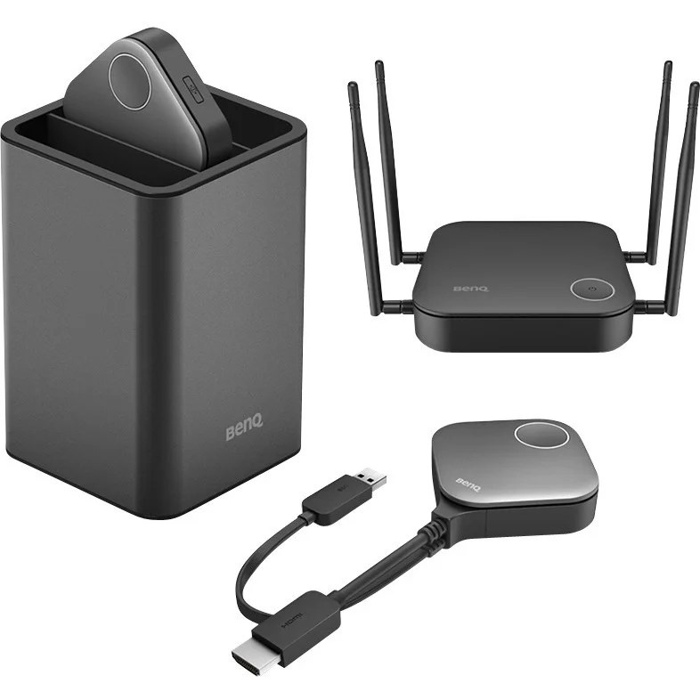 Plug and Play Mobile Device Compatible Wireless Presentation Device