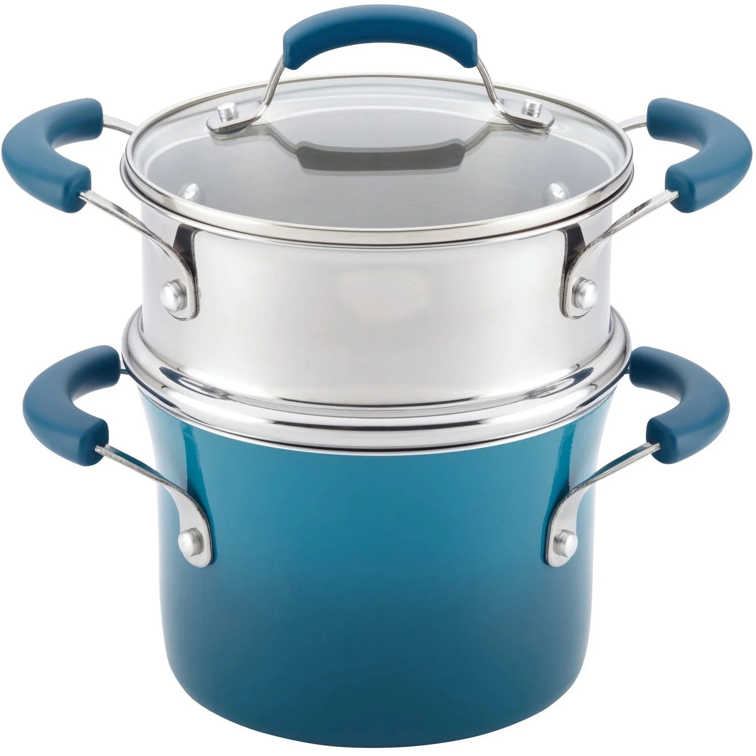 Rachael Ray Cucina Hard Porcelain Enamel Nonstick 3Qt Covered Multi