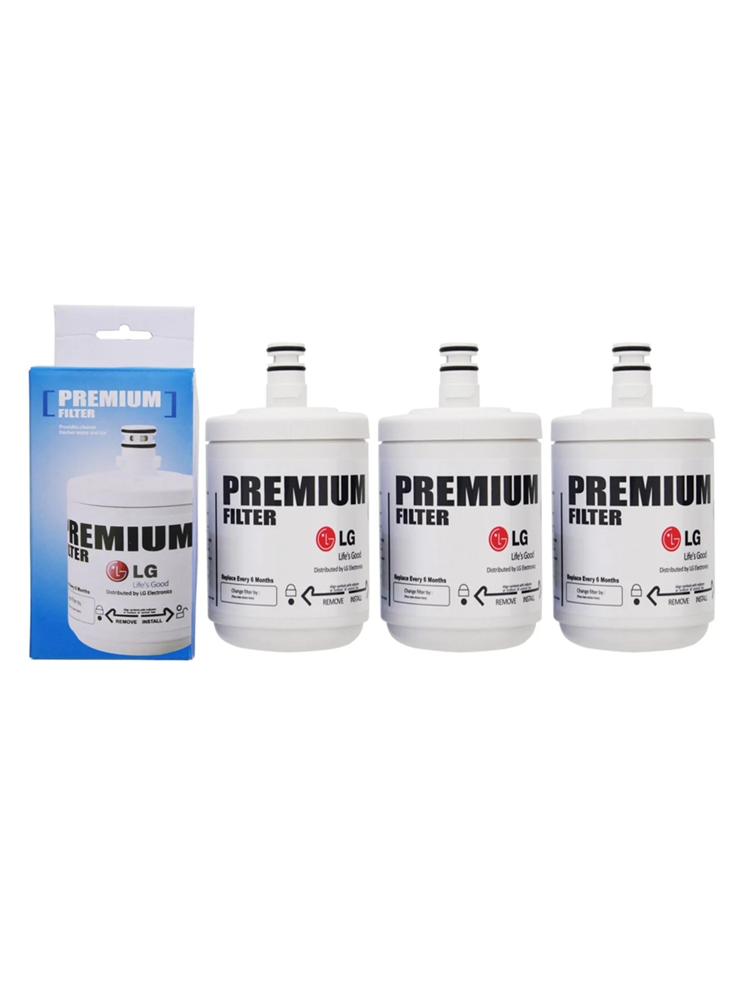 5231JA2002A LT500P ADQ72910901 LG Refrigerator Water Filter 3PACK