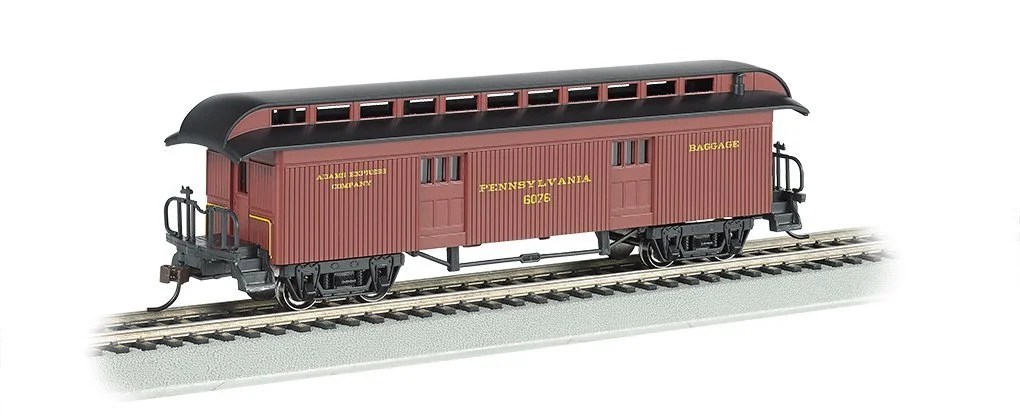 Bachmann Industries Baggage Prr Ho Scale OldTime Car with