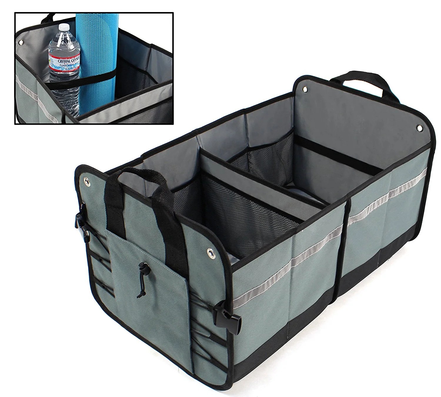 LK’s Collapsible Trunk Organizer Multipurpose Cargo Storage Organizer