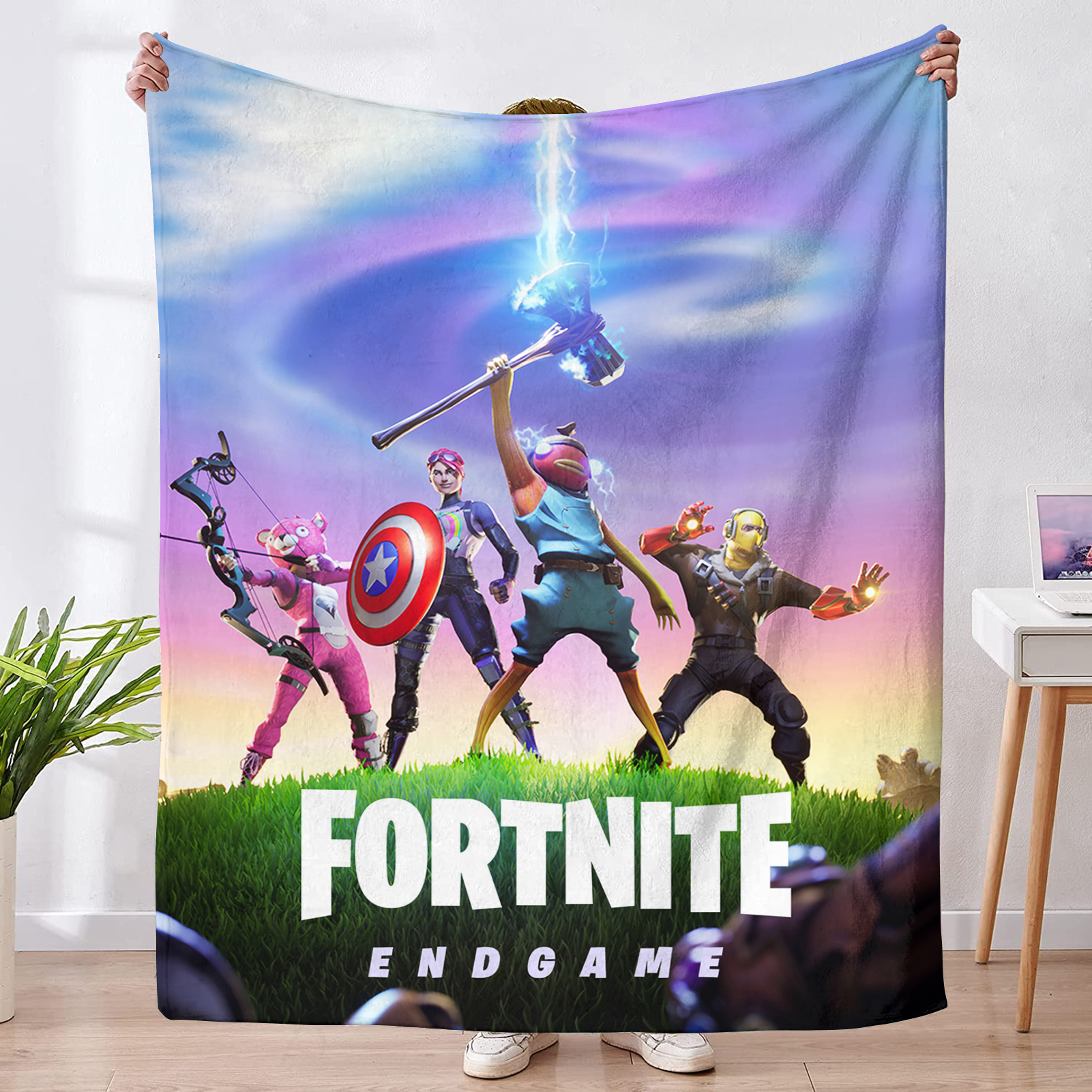 Fortnite Fleece Blanket Super Soft Cozy Warm Flannel Fleece Throw