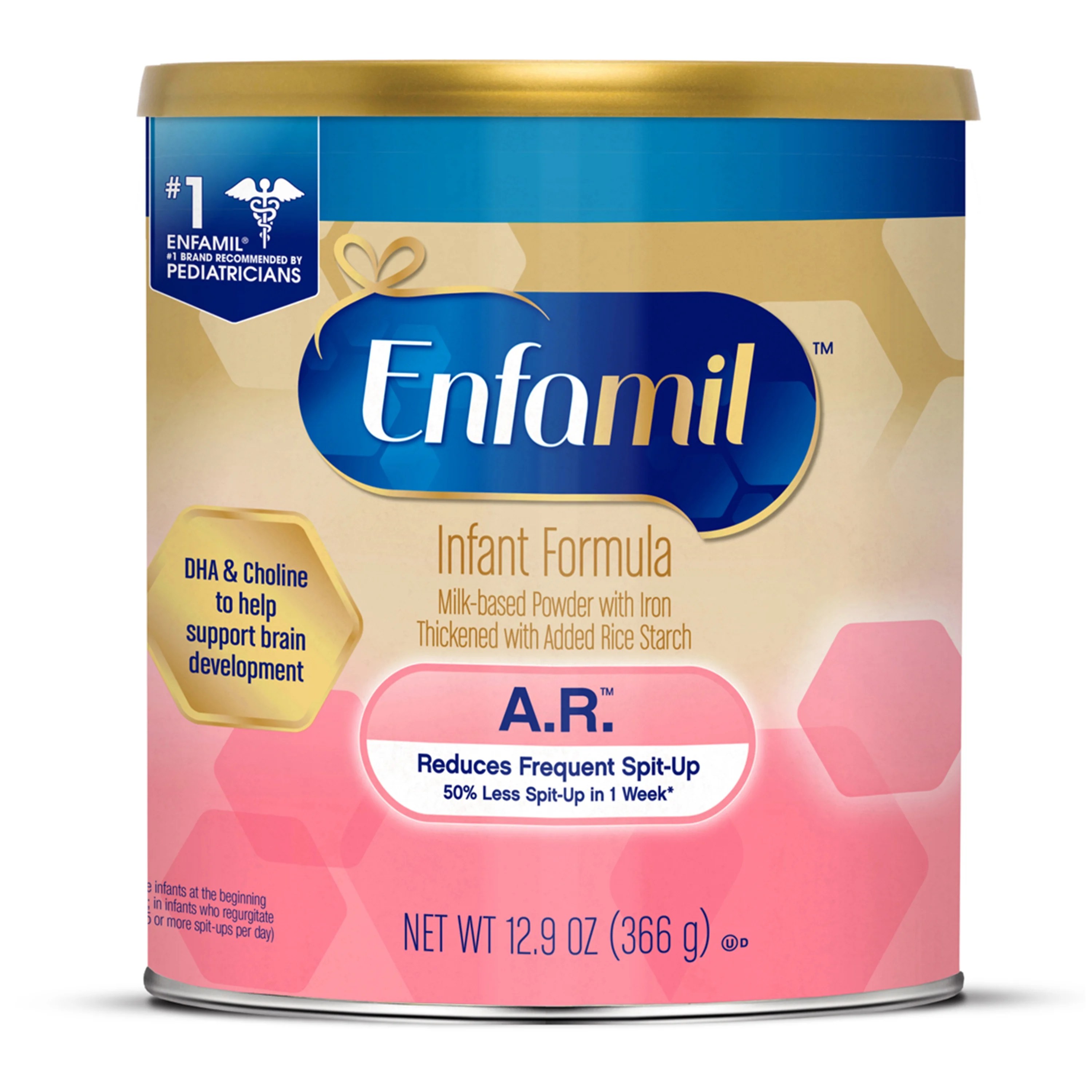 Enfamil A.R. Infant Formula, Clinically Proven to Reduce Reflux & Spit