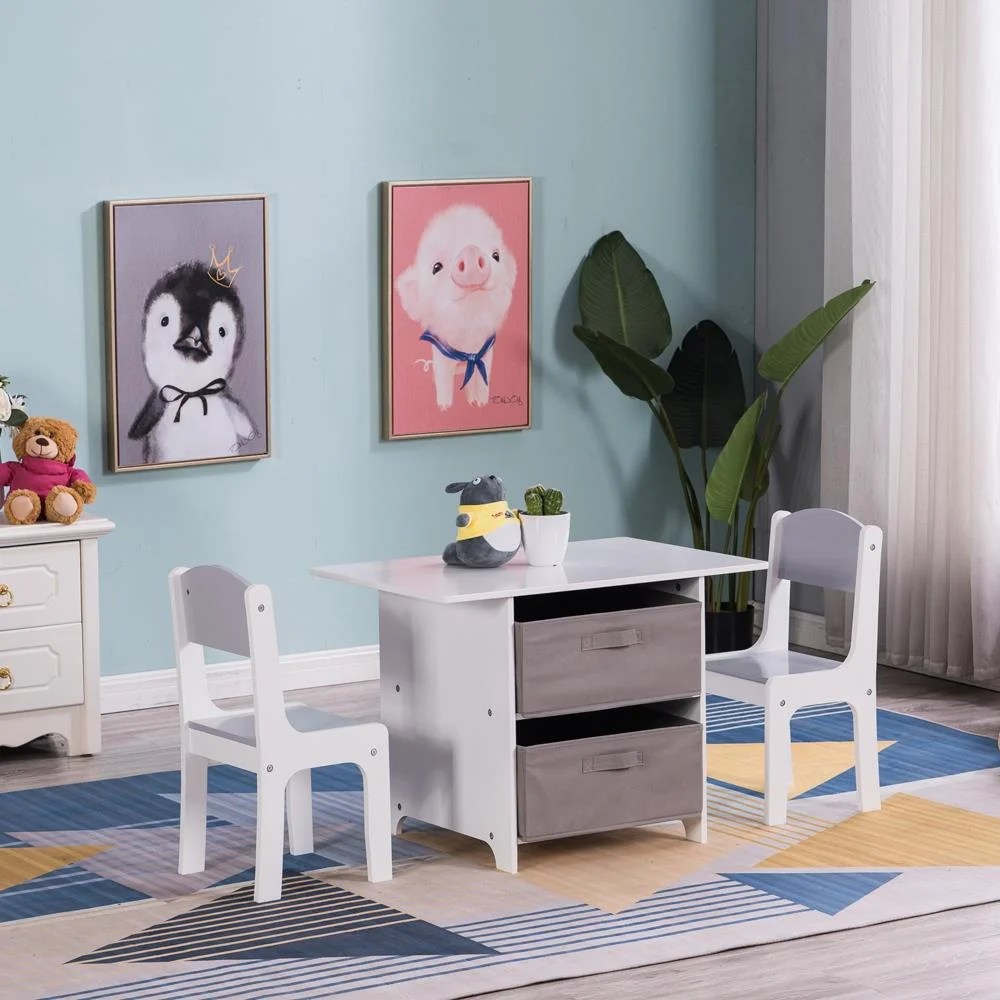 This makes it the perfect study chair for students, easy to place in hostel rooms or bedrooms, and stowable when necessary. UBesGoo Children Desk Kids Desk Study Table with two Chair Set for Writing,Study,White - Walmart ...