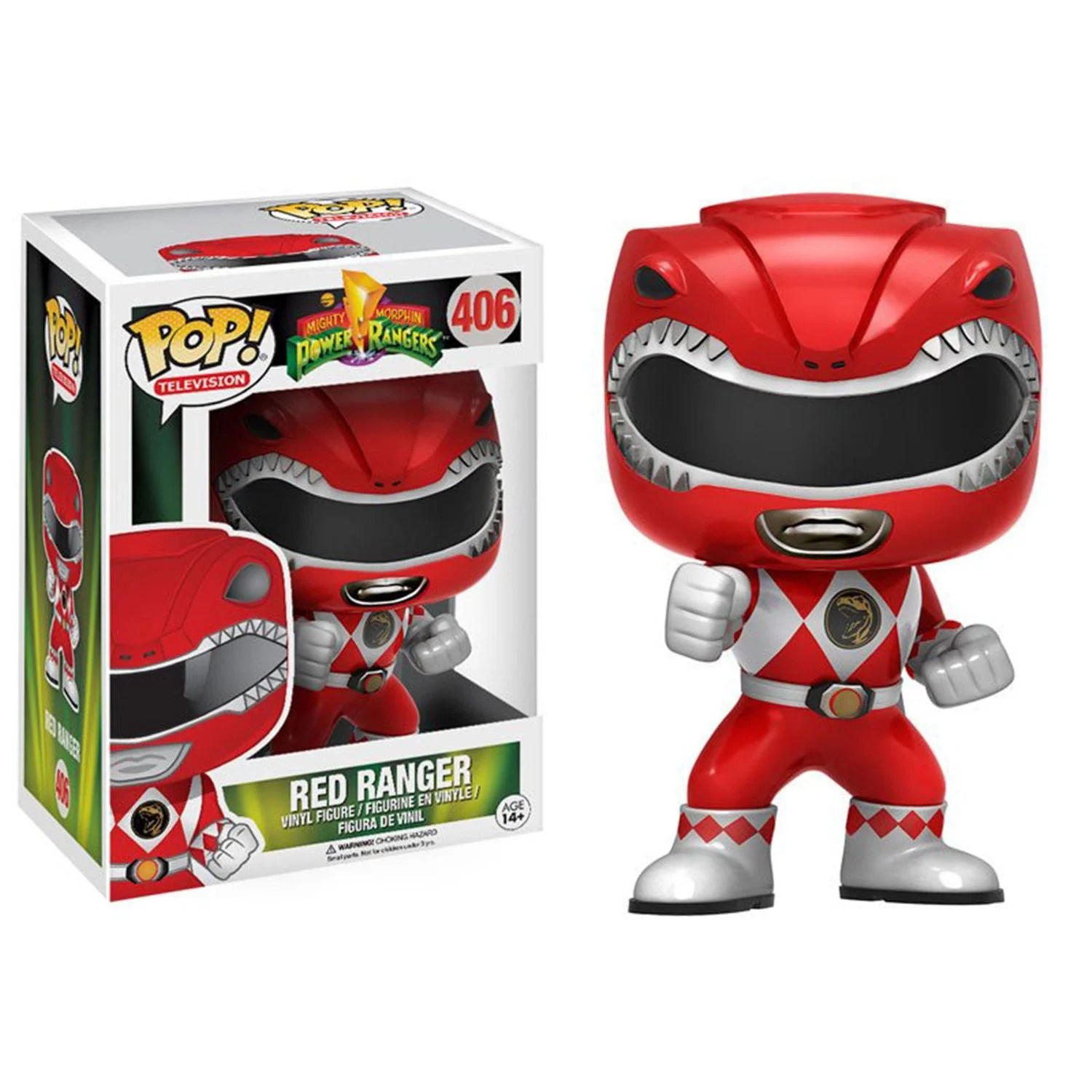 Funko POP Television Vinyl Figure Power Rangers Red Ranger