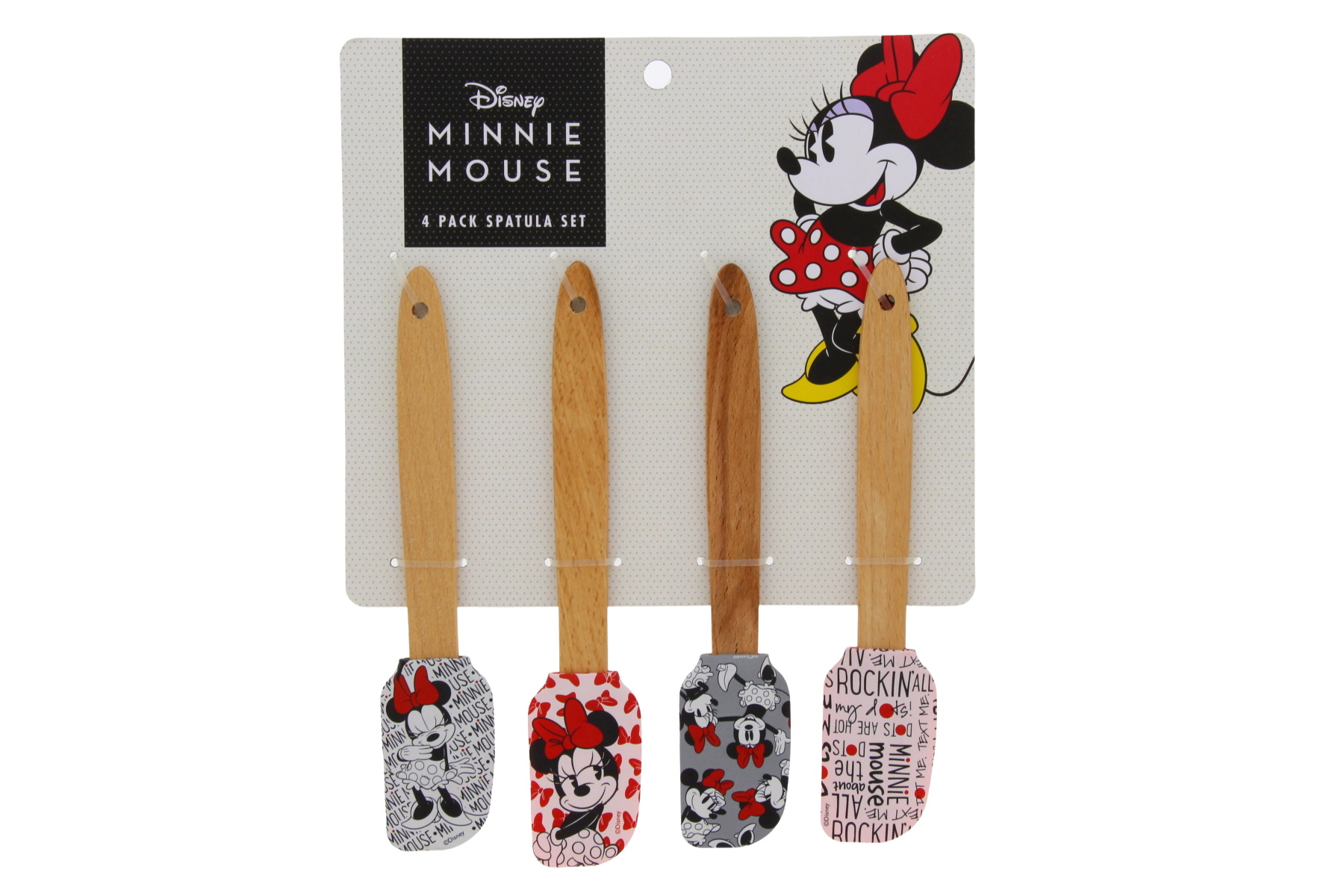 Disney Mickey Mouse Silicone Spatula Set, 4pk Enjoy These Disney