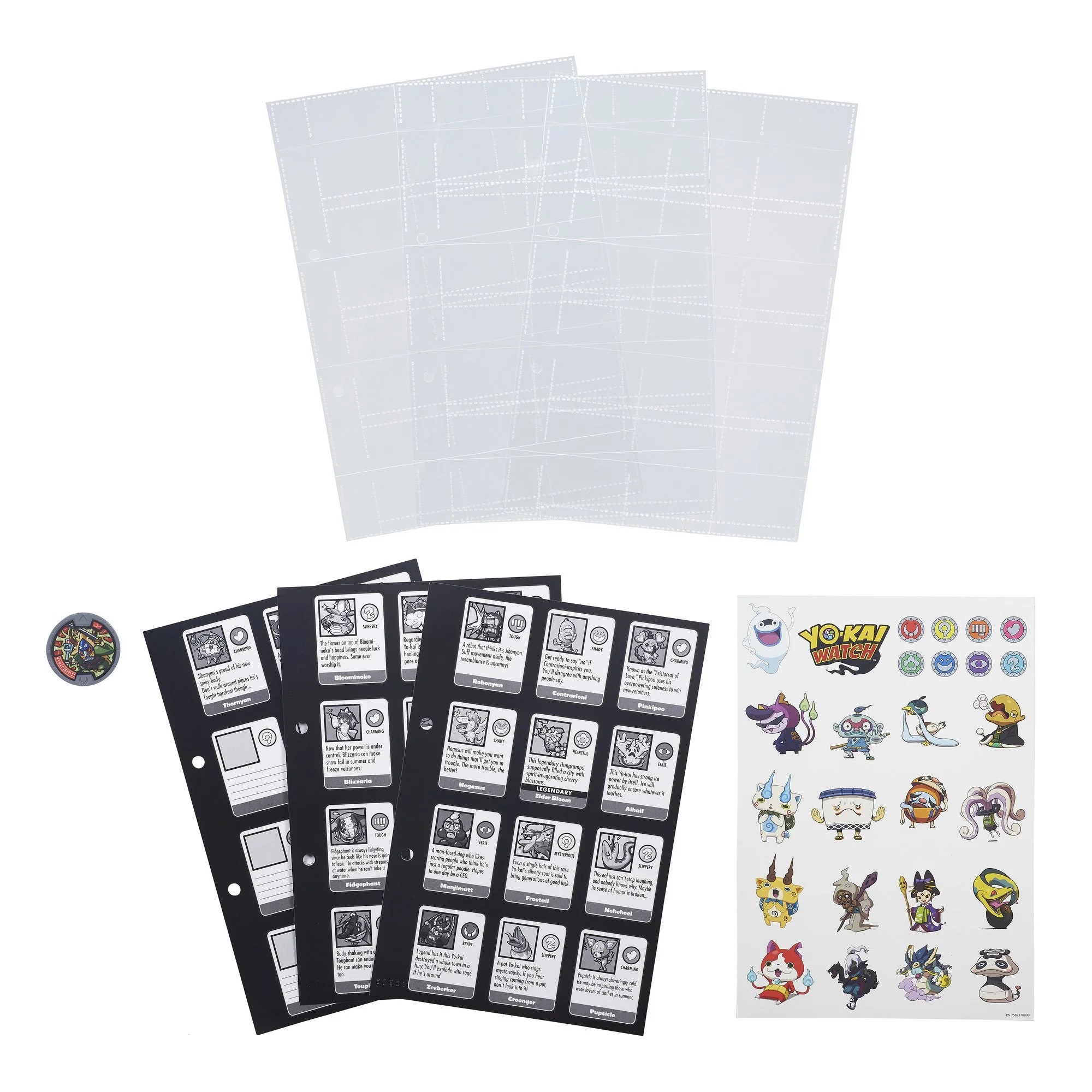 Yokai Watch Series 2 Yokai Medallium Collection Book Pages.