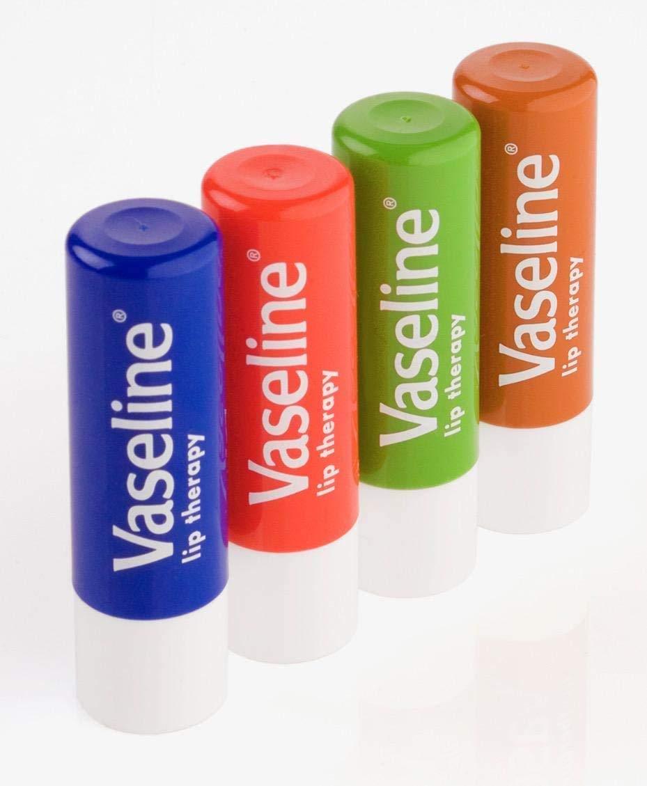 Vaseline Lip Therapy Stick with Petroleum Jelly (Original, Aloe Vera