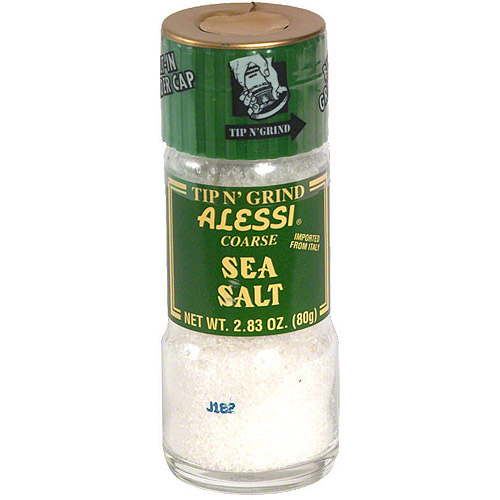 Alessi Coarse Sea Salt, 2.83 oz (Pack of 6)