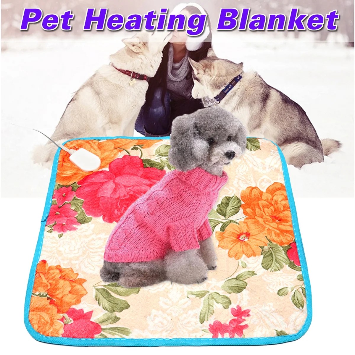 Lagrge Pet Heating Pad Enjoyofmine Waterproof Electric Pet Heating