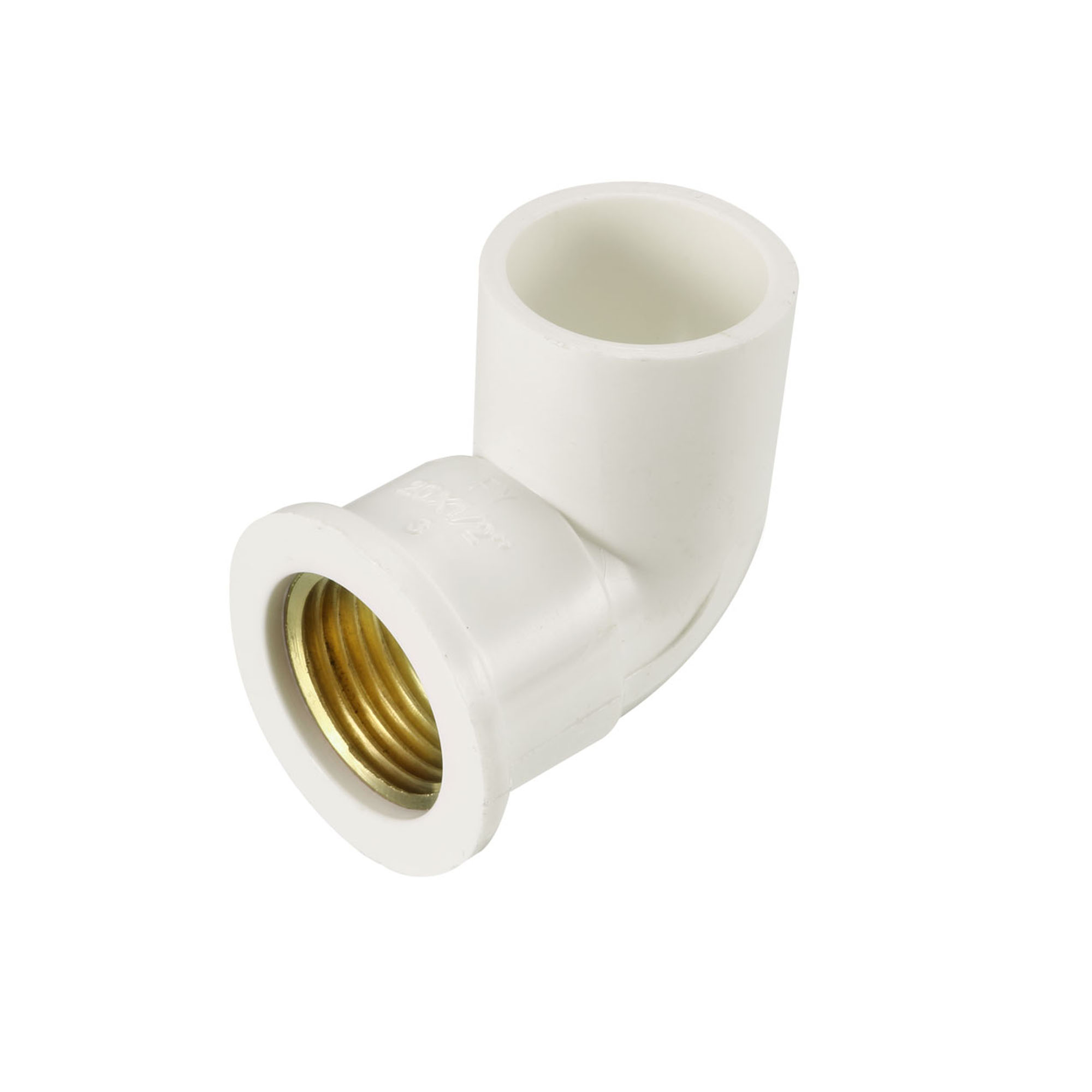 20mm Slip x 1/2 PT Female Thread 90 Degree PVC Pipe Fitting Elbow 2 Pcs