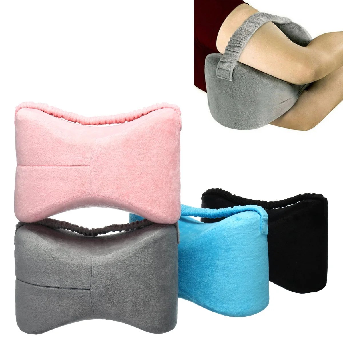 Sciatica Nerve Pain Relief Memory Foam Knee Pillow Leg Pillow Cushions