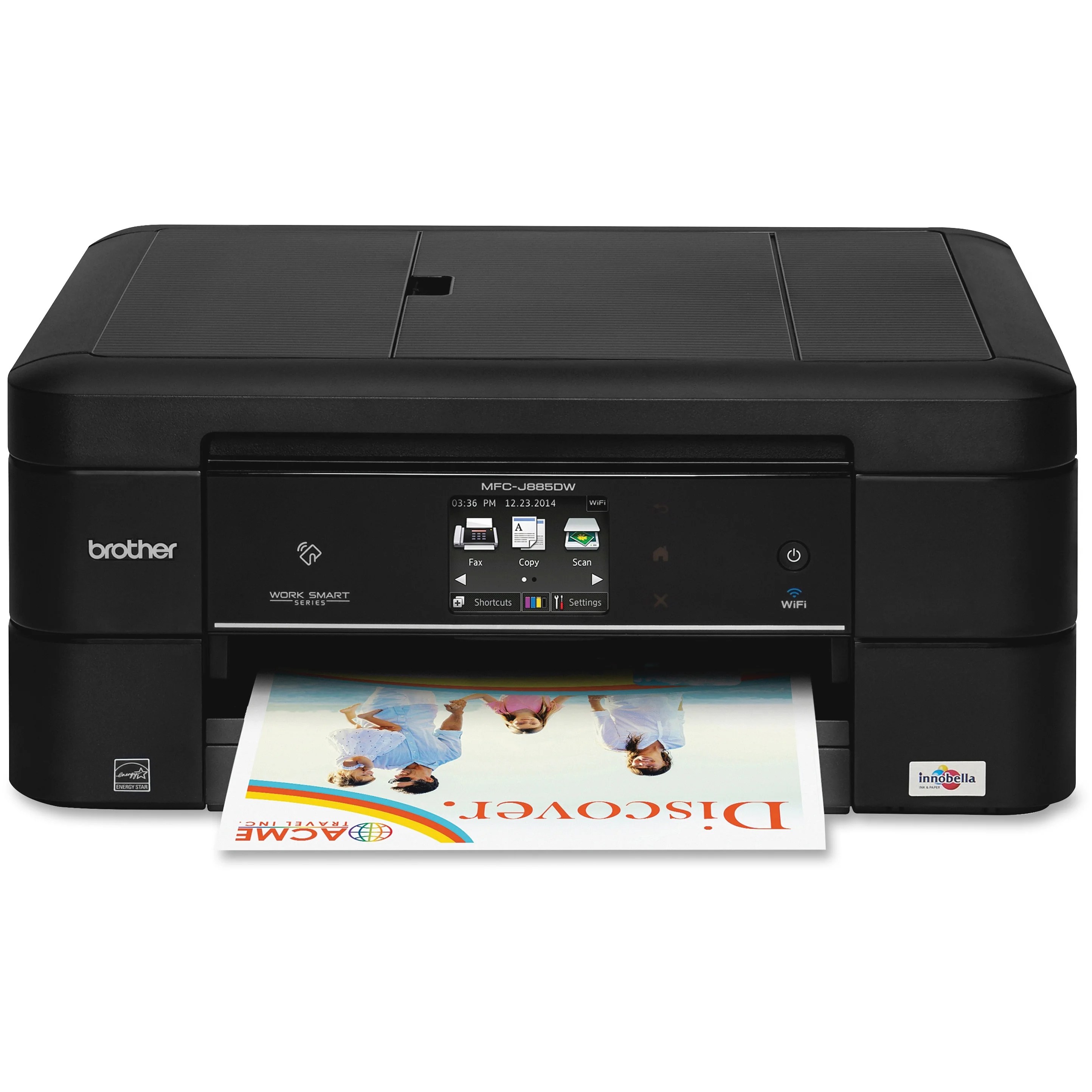 Brother Work Smart MFCJ885DW Color Wireless Inkjet AllinOne, Copy
