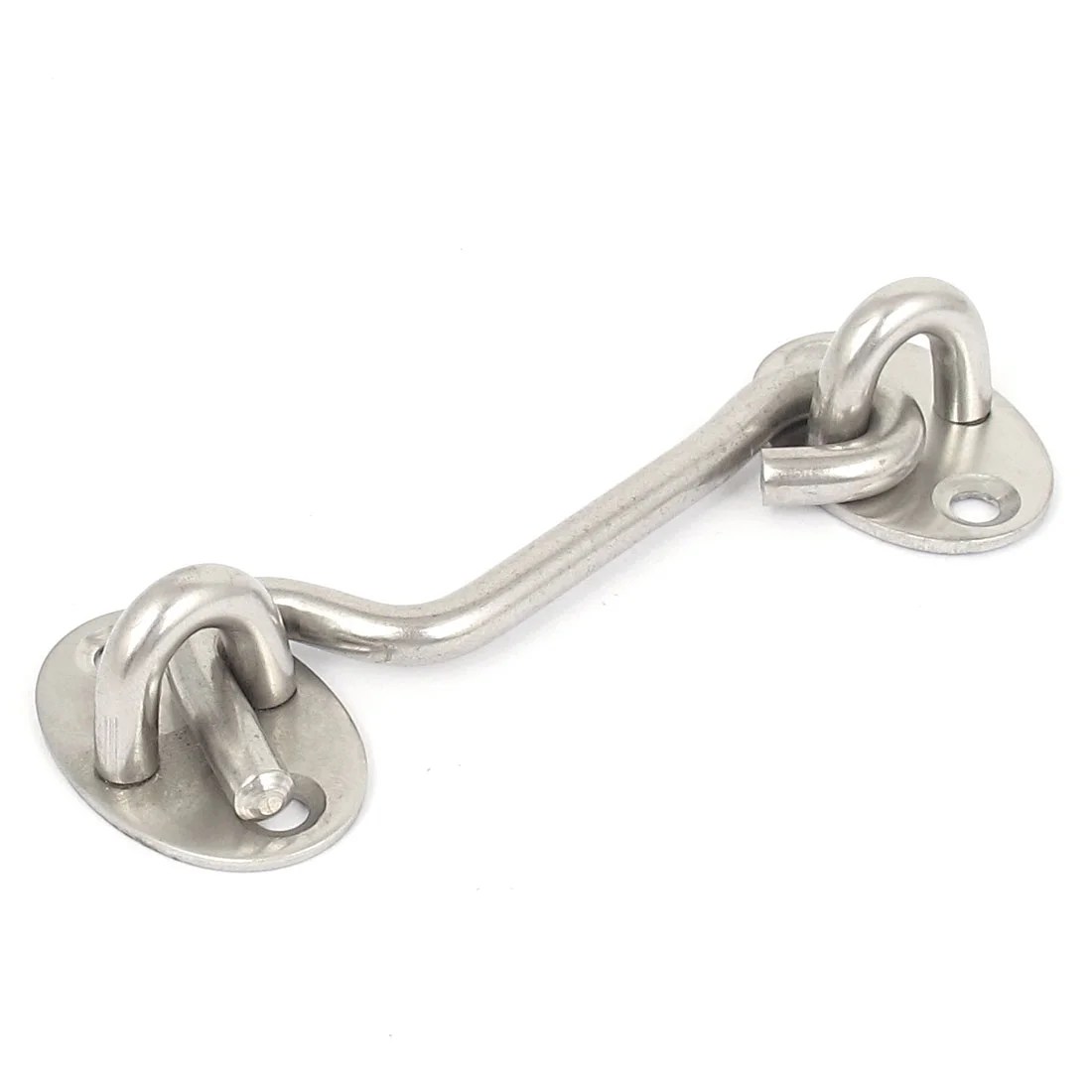 Uxcell 3" Stainless Steel Hook and Eye Clasp Window Door Lever Latch, 1