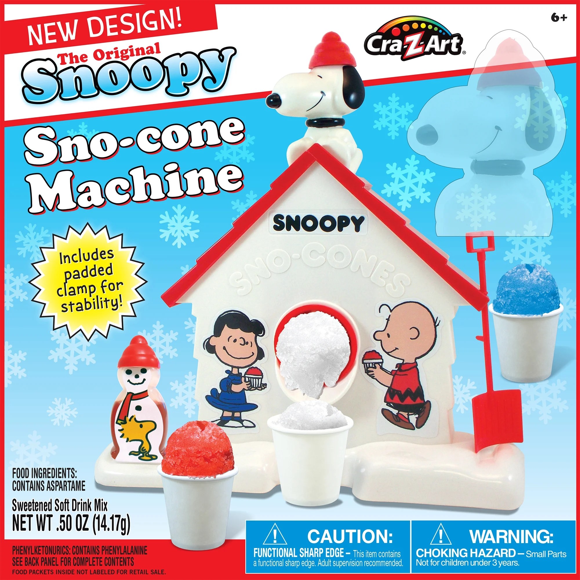 Snoopy SnoCone Machine by CraZArt Make Tasty SnoCones Fast and