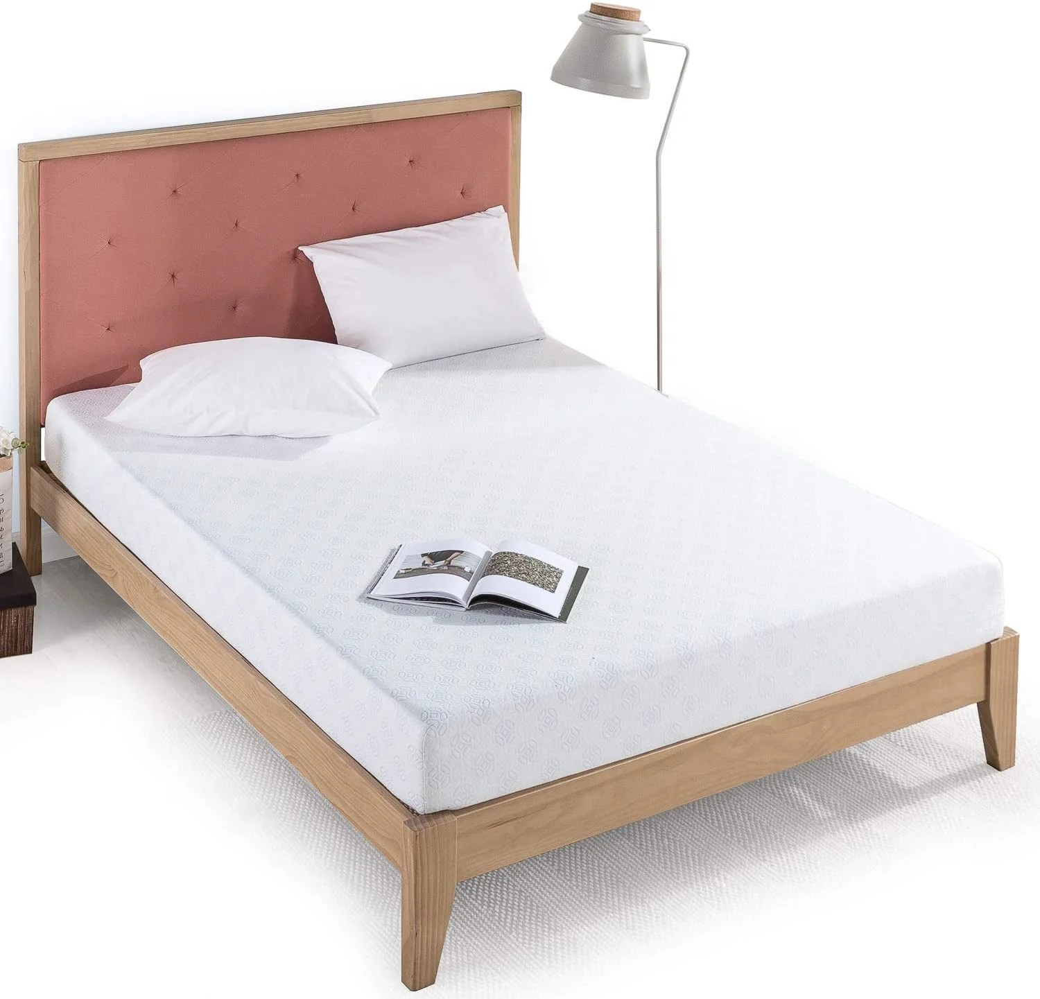 Zinus 8 Inch GelInfused Green Tea Memory Foam Mattress / Cooling Gel
