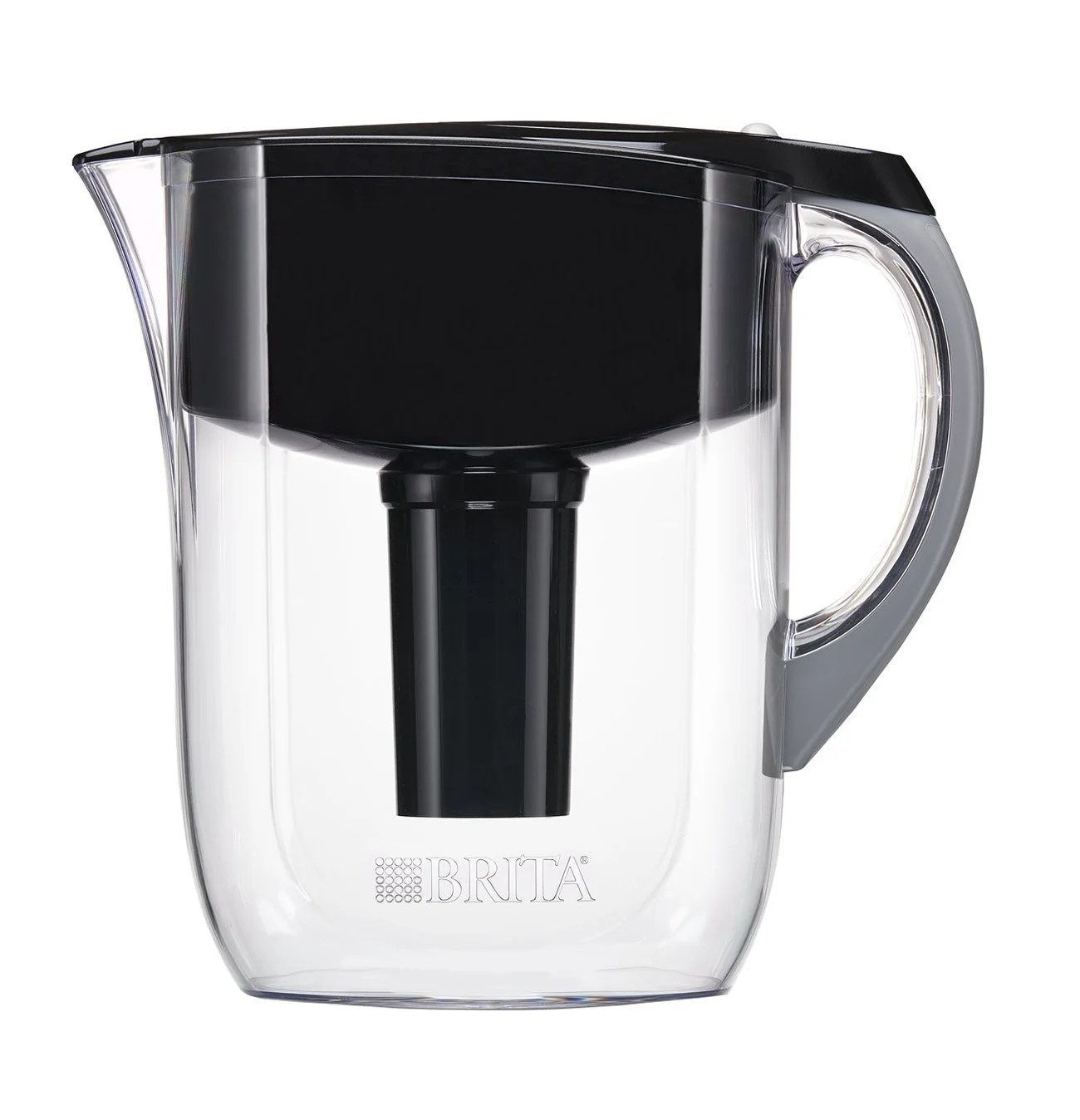 Brita Water Filter 10Cup Grand Water Pitcher Dispenser Black BrickSeek