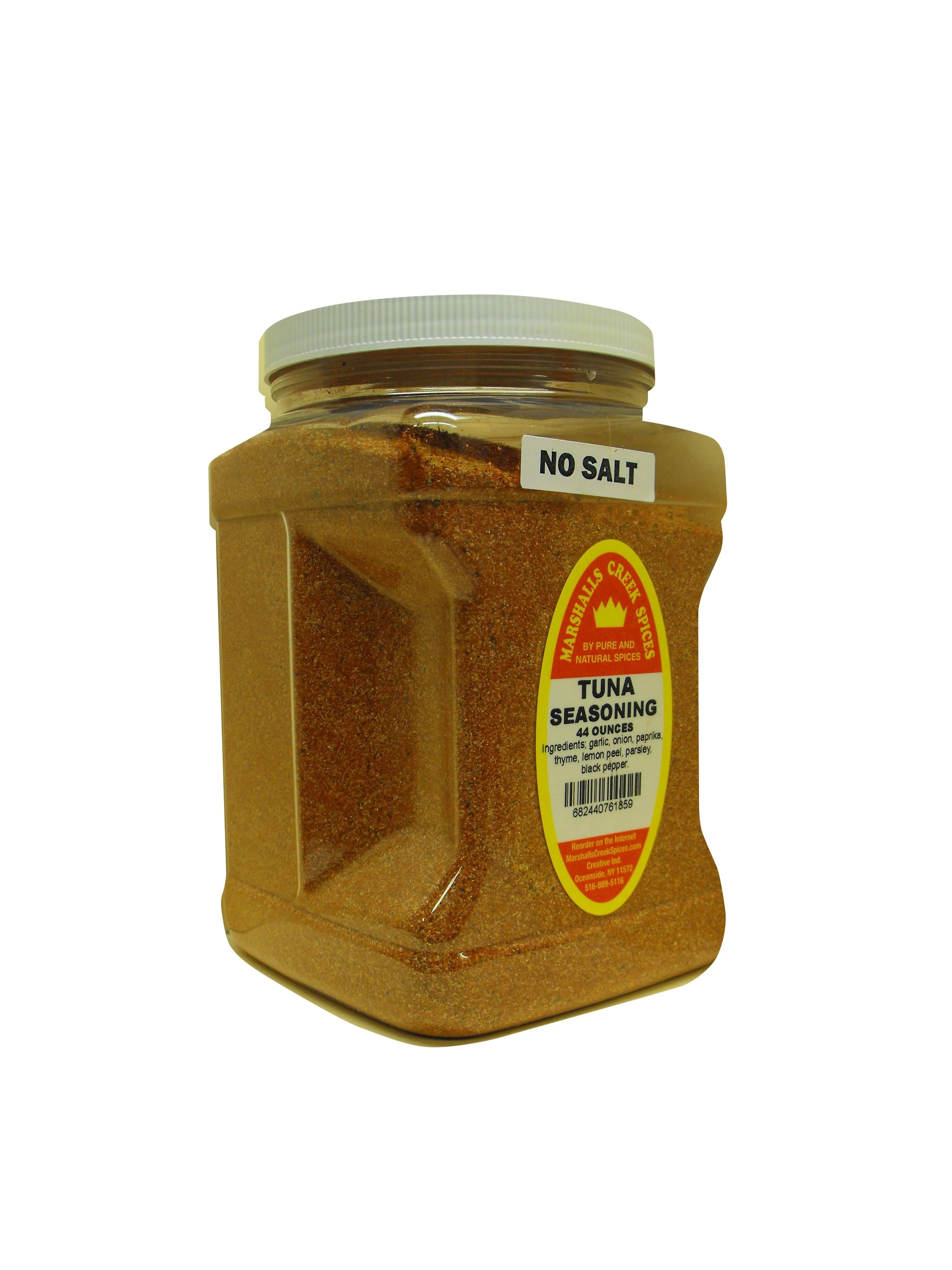 Family Size Marshalls Creek Spices Tuna Seasoning No Salt, 44 Ounces