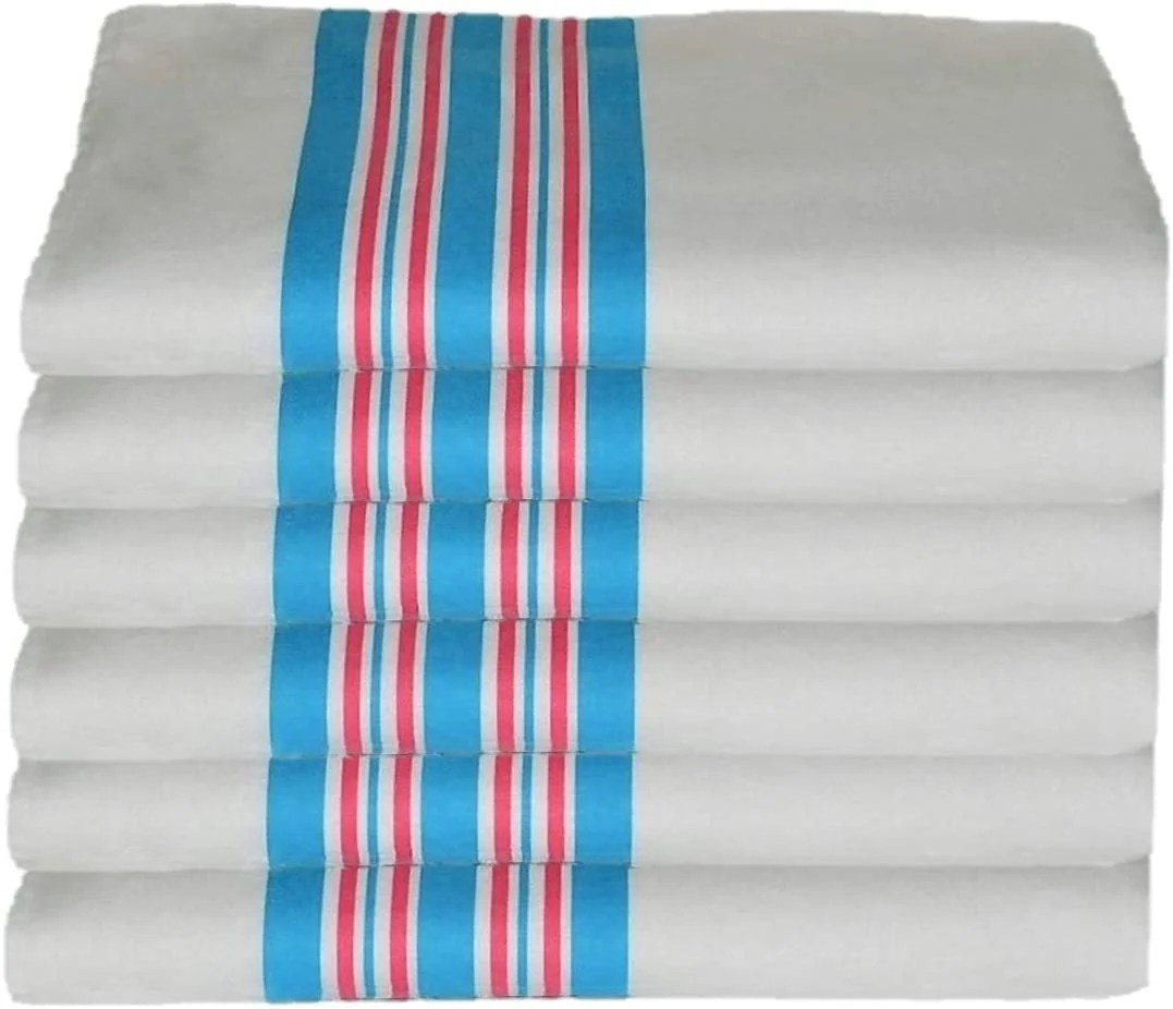 6PK Soft 100 Cotton Nursery Receiving Hospital Baby Blankets 30 x 40
