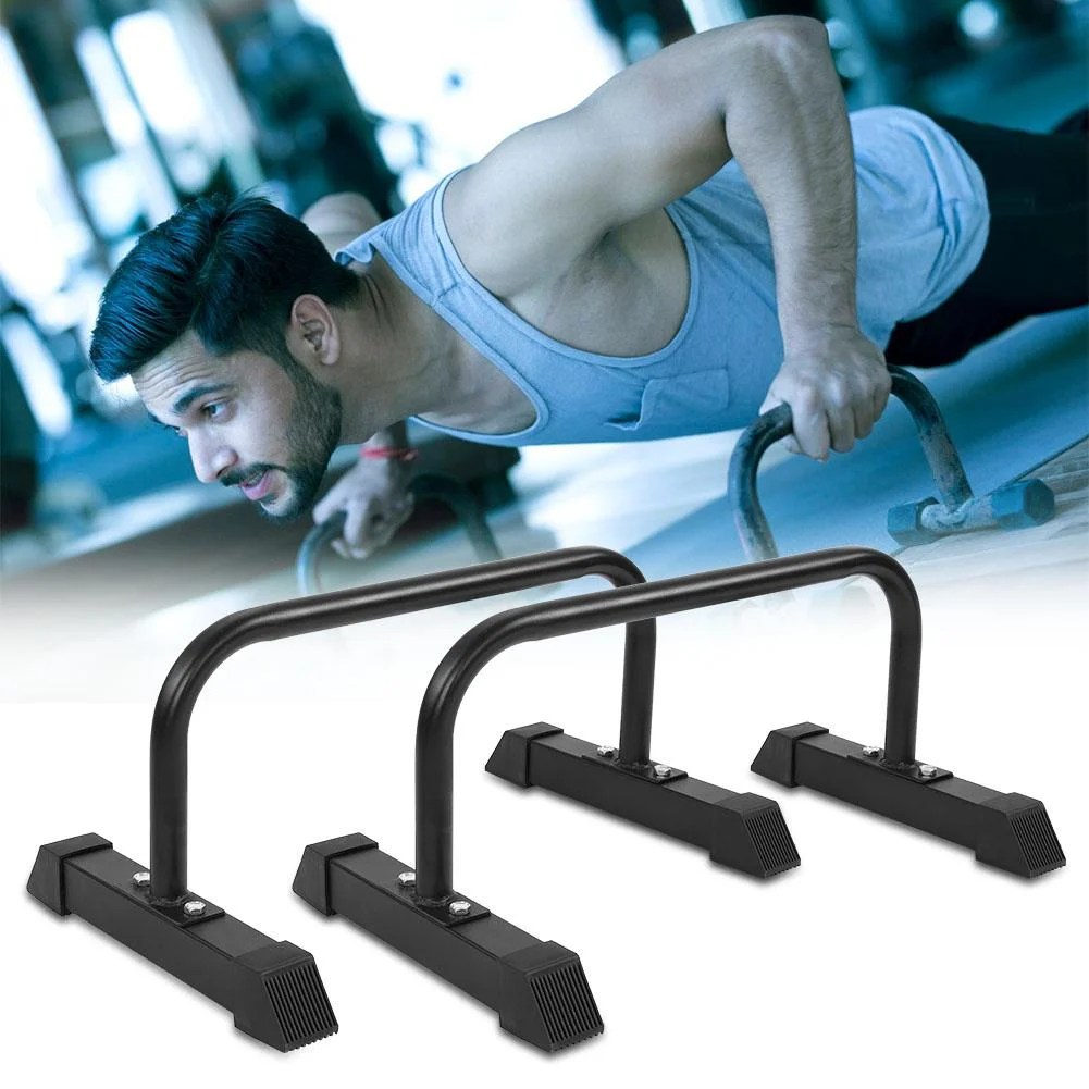 FAGINEY Push Up Bar, 2pcs Ultimate Body Press Parallettes Gravity
