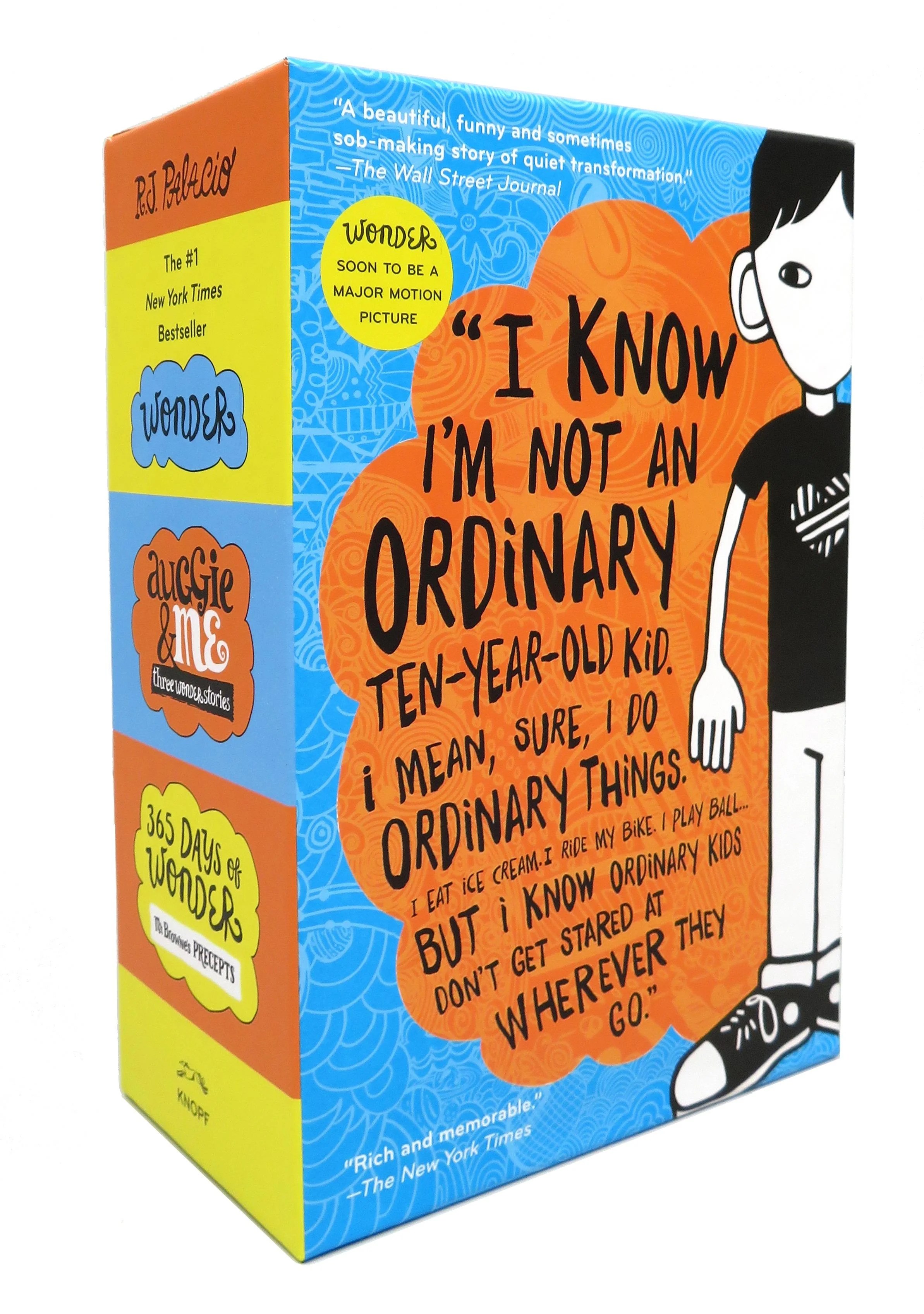 Wonder, Auggie & Me, 365 Days of Wonder boxed set Wonder, Auggie & Me, 365 Days of Wonder boxed set