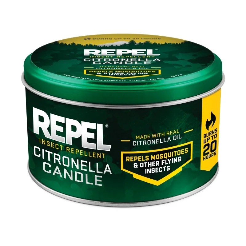 Repel Insect Repellent Citronella Candle, Green, 10Ounce Tin