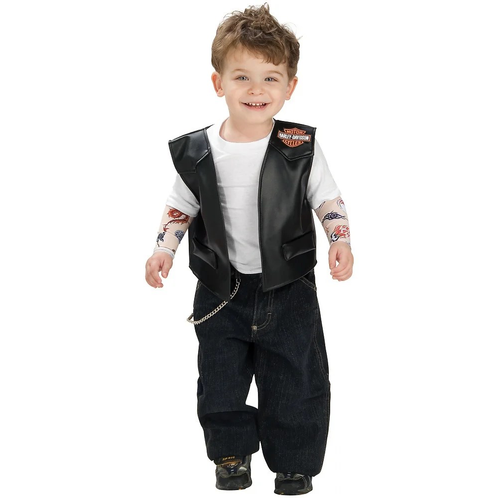 Lil' Biker Boy Harley Davidson Toddler Costume Toddler