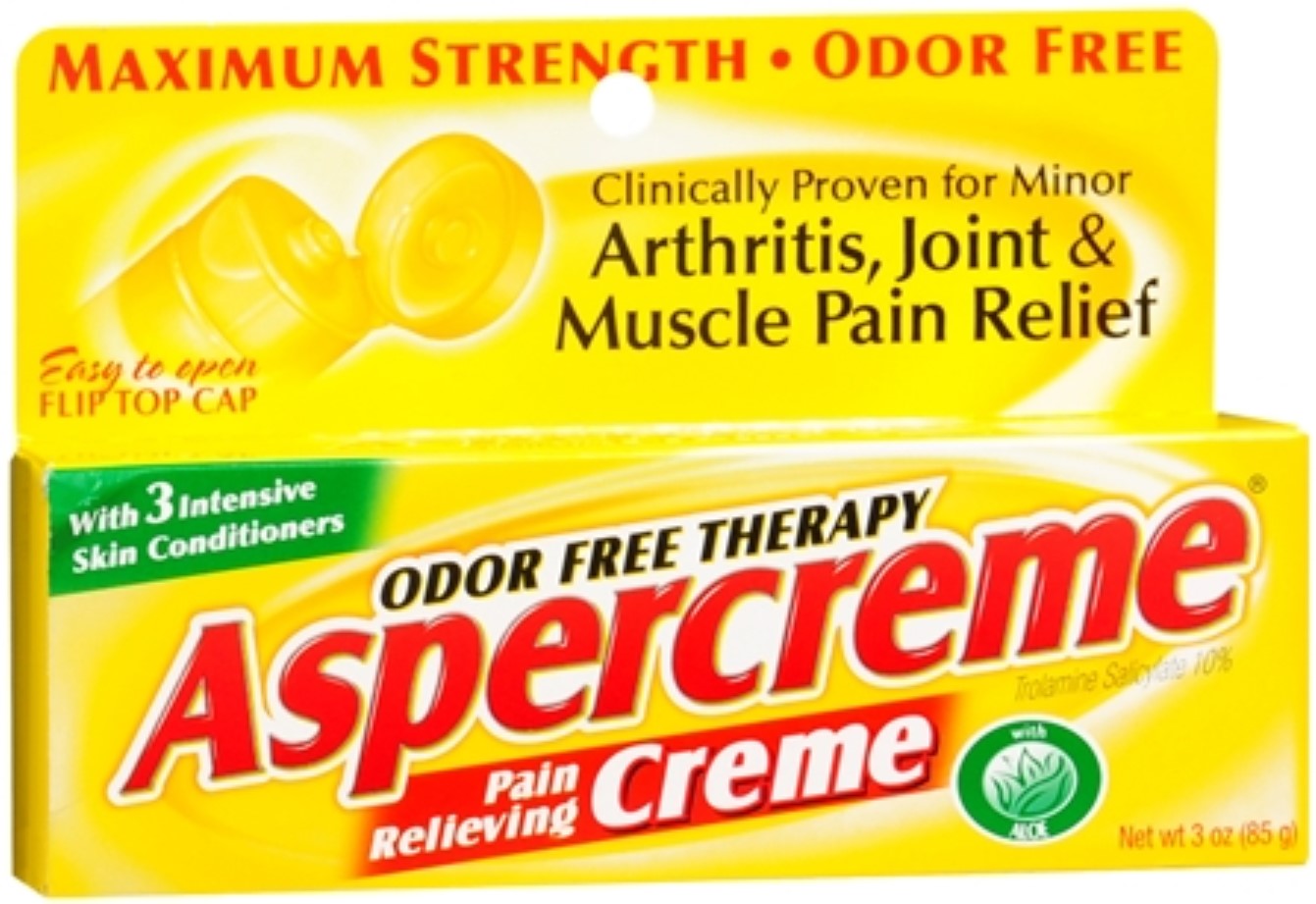 ASPERCREME Pain Relieving Creme 3 oz (Pack of 2)