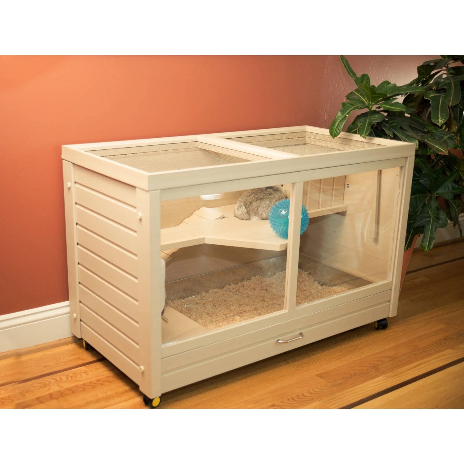 Indoor Rabbit Hutch Cage Small Animal Pet Bunny Hamster Home House Habitat Ramp 896819002225 eBay