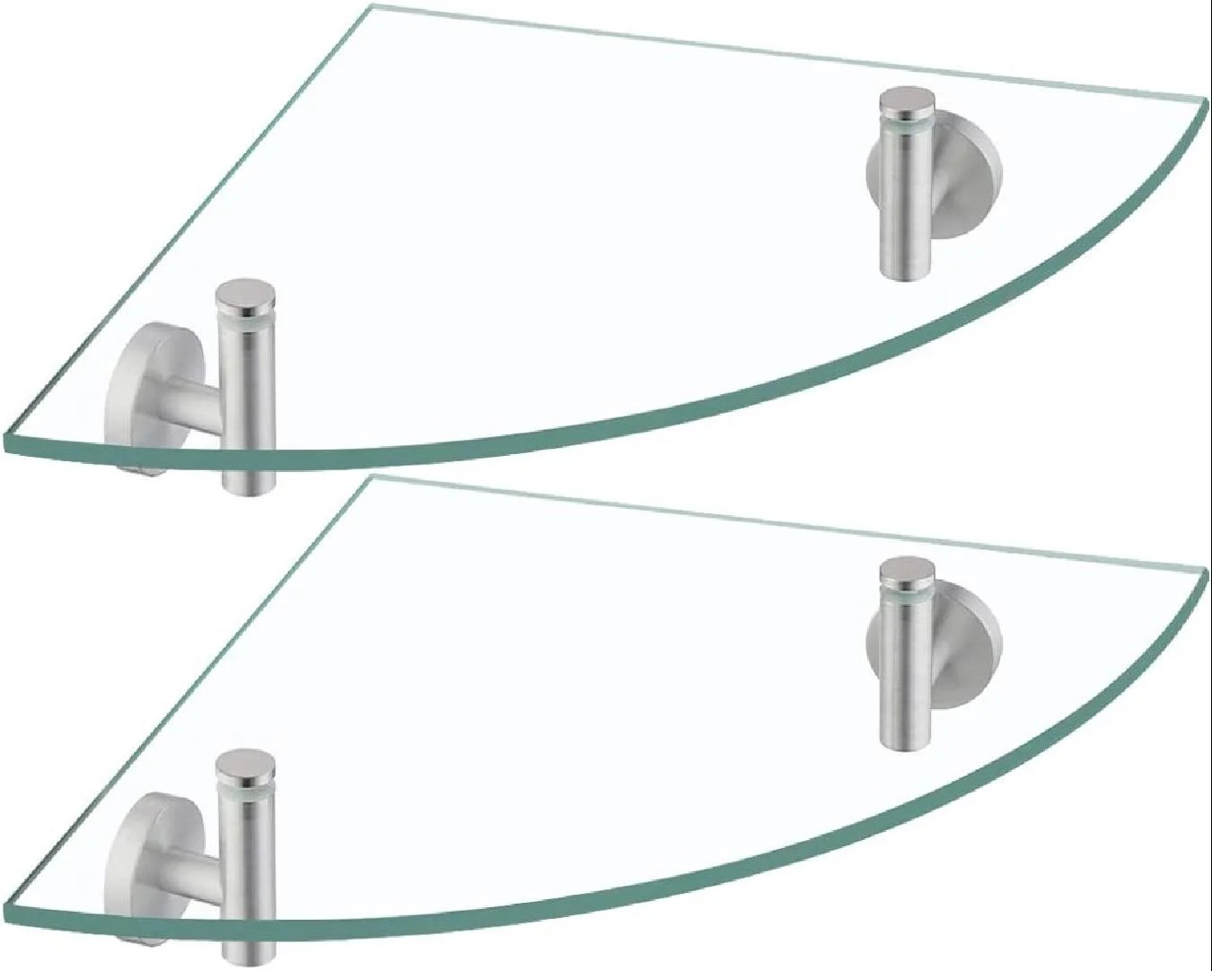 Bathroom Glass Corner Shelf