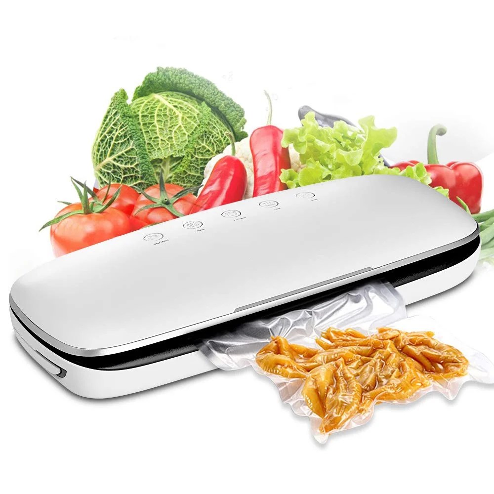 Vacuum Sealer Automatic Food Saver Food Sealer with 5 Sealing bags Vacuum Packing Machine
