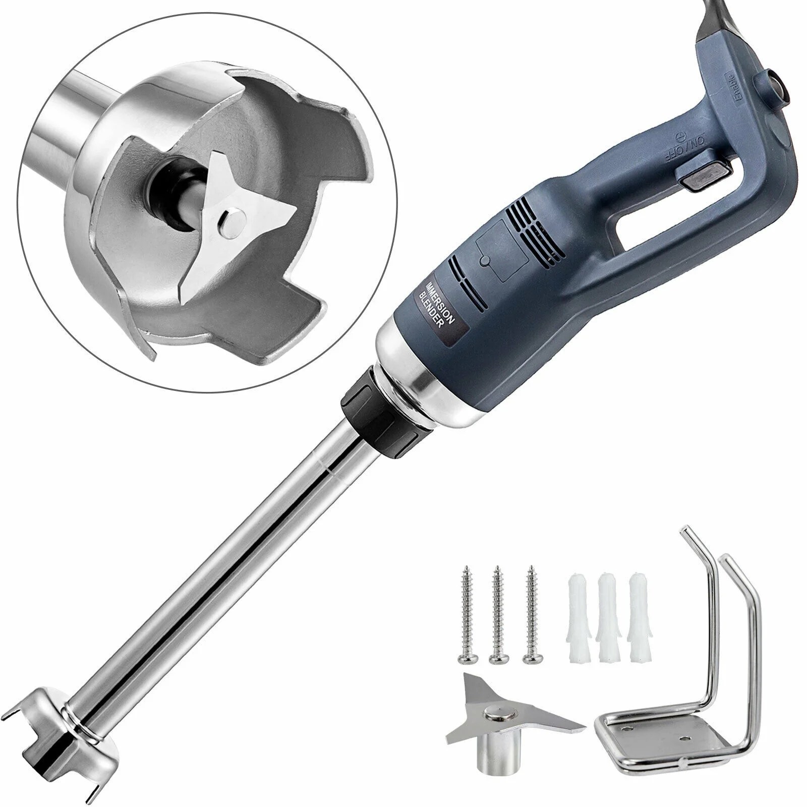 VEVOR Commercial Immersion Blender Electric Handheld Mixer 16000RPM
