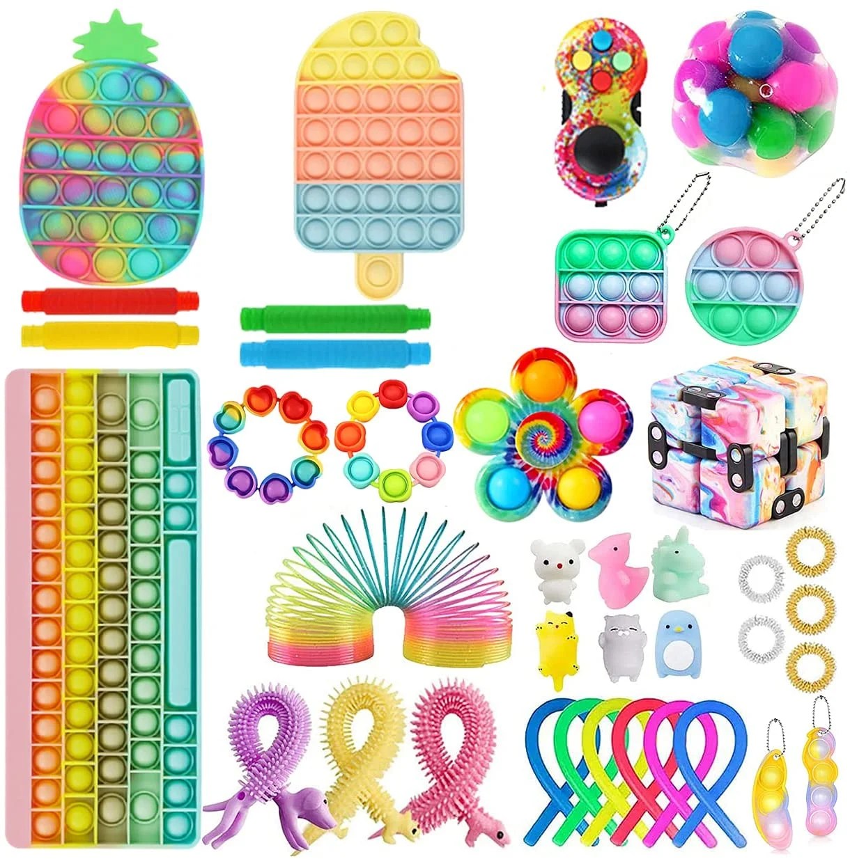 HALO Fidget Pack Fidget HALO Set AntiAnxiety Tools, Big Sensory