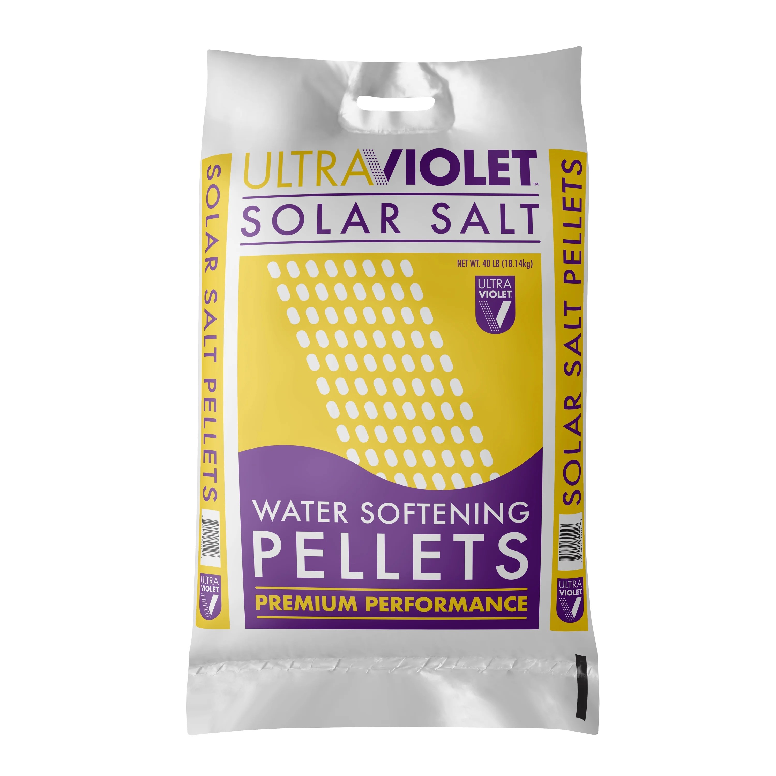 Ultraviolet Solar Salt Water Softening Pellets, Premium Performance, 40