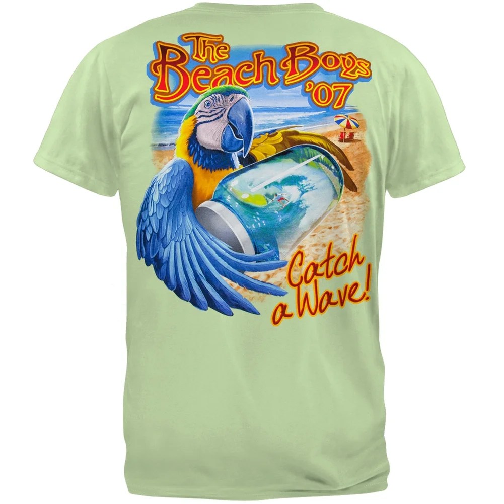Old Glory Beach Boys Parrot Logo TShirt