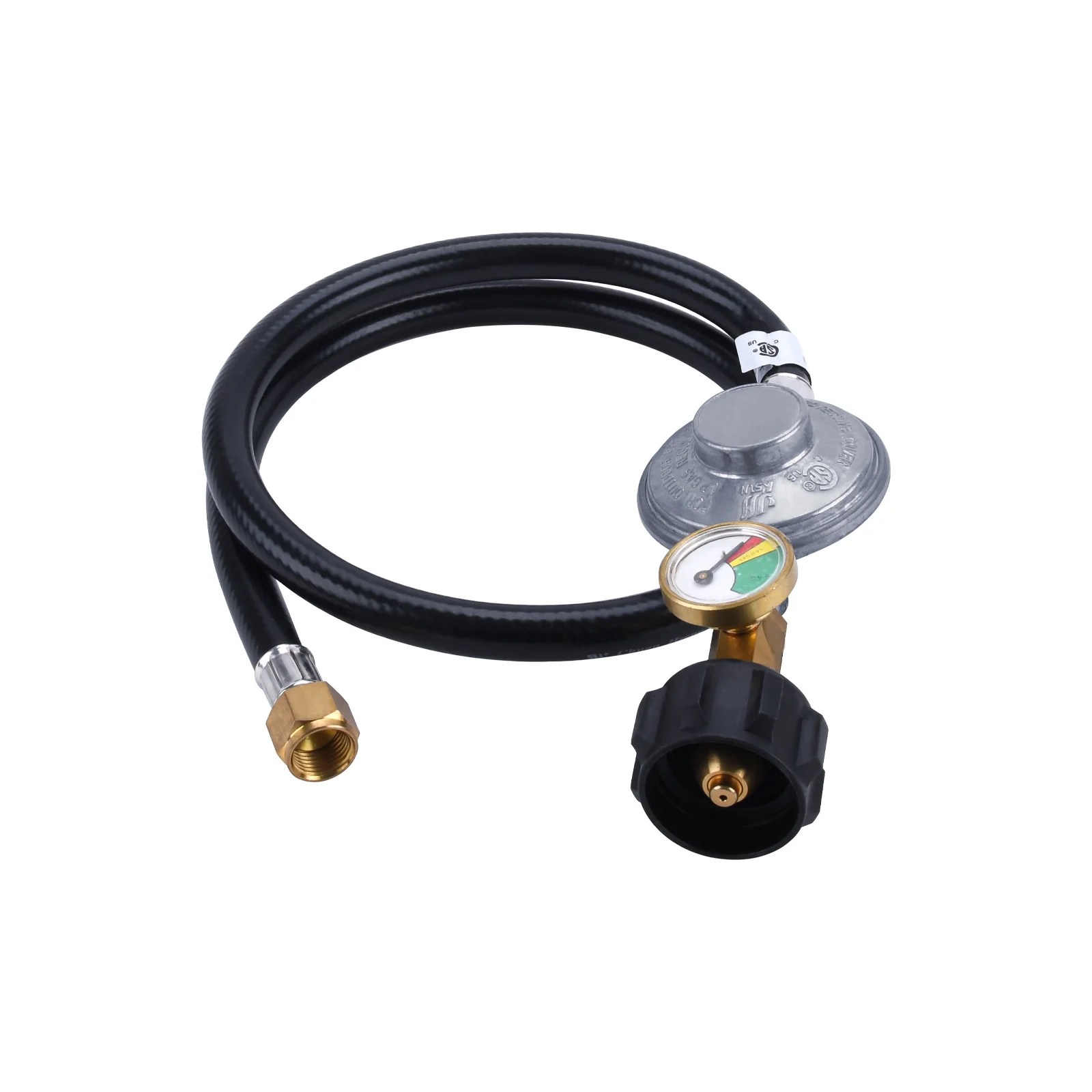 GasSaf 3ft Low Pressure Propane Regulator and Hose Replacement for