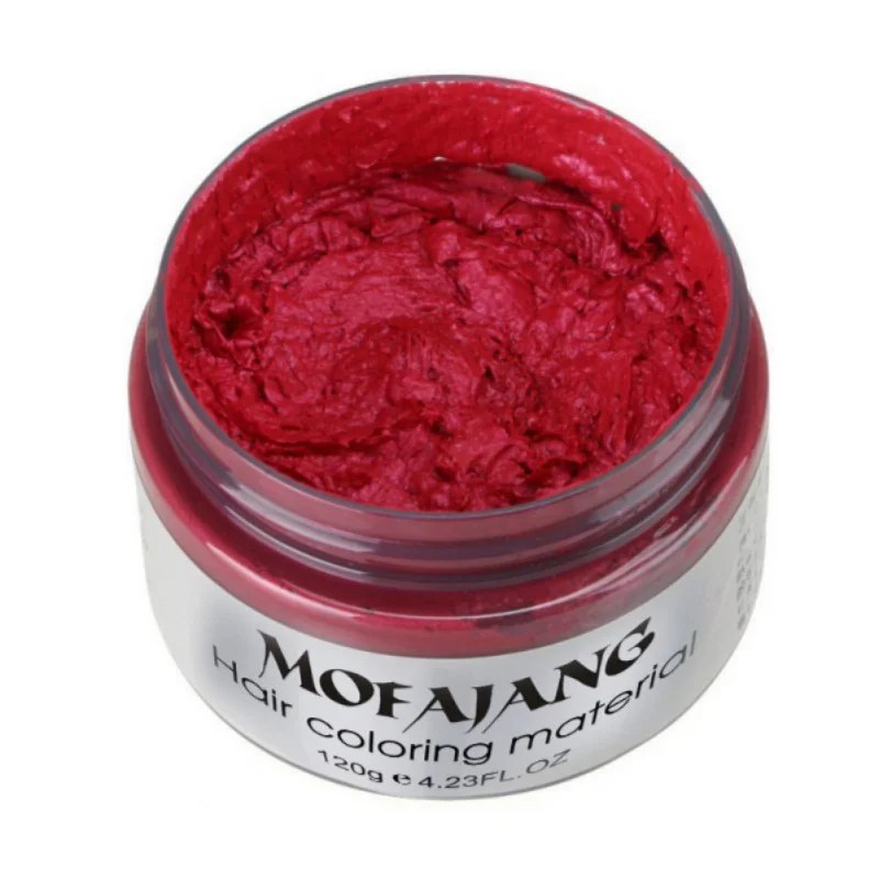 Hair Color Wax Styling Cream Mud,Temporary Hair Dye Wax,Natural
