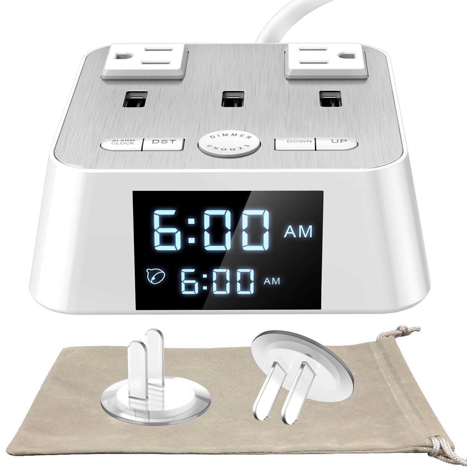 JT Digital Travel Alarm Clock