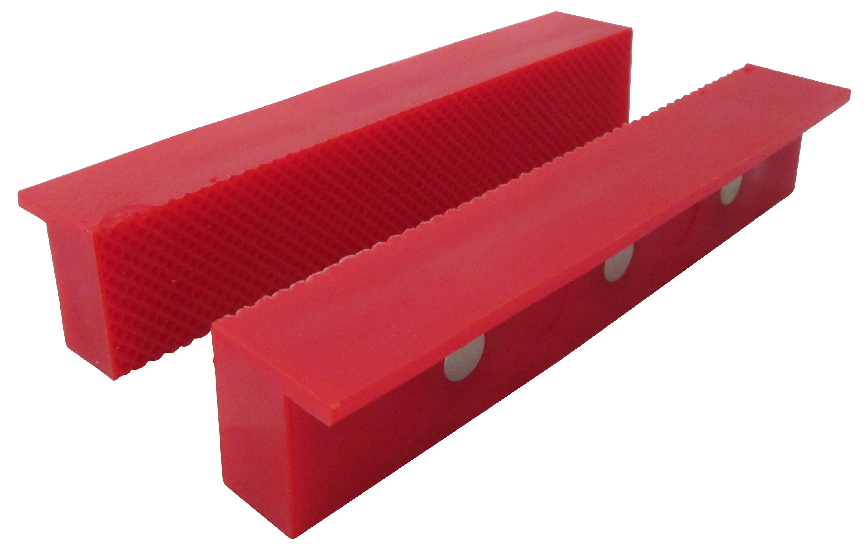 ION TOOL Universal Soft Vise Jaws, Rubber Jaws 6” Red